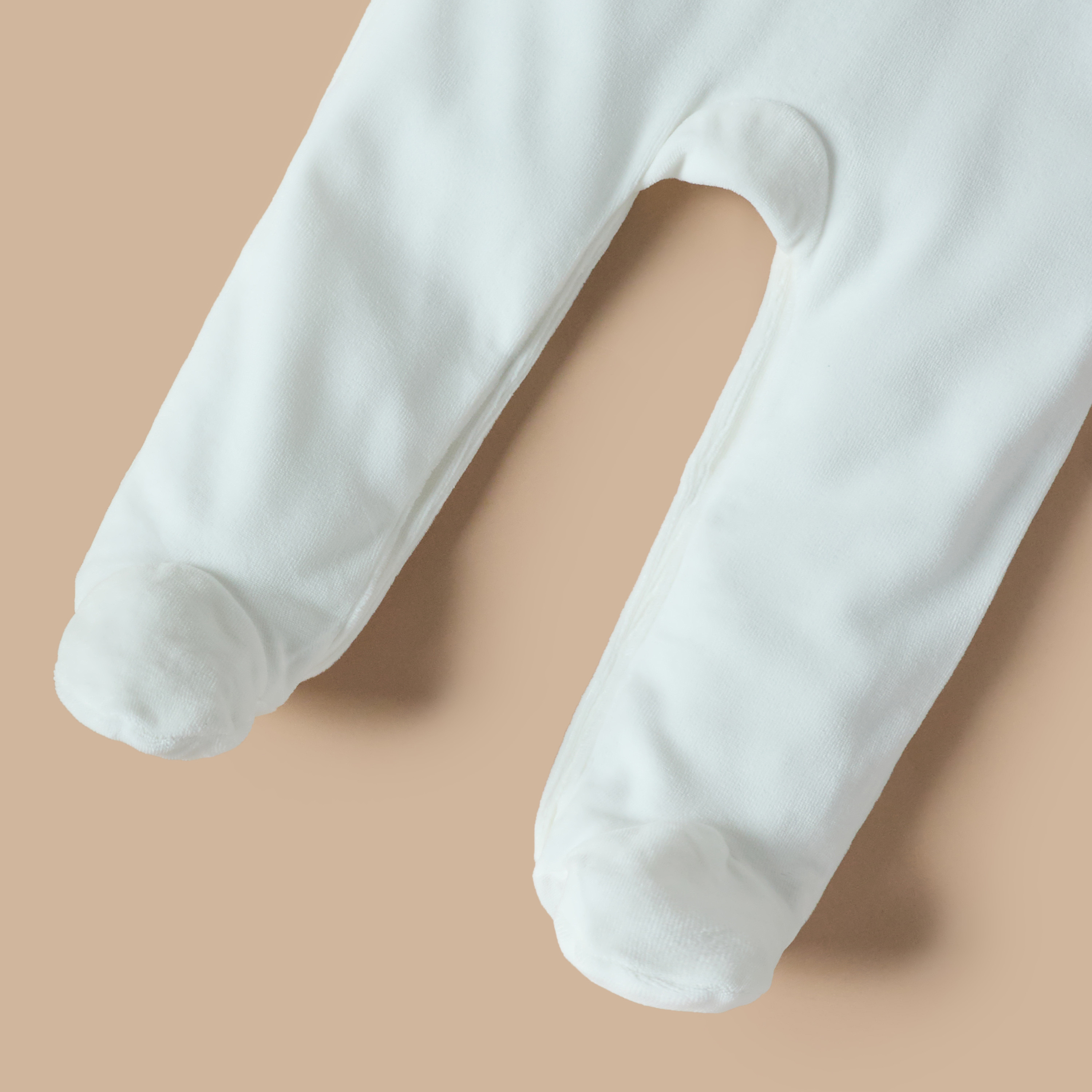 Giggles Solid Velour Collared Sleepsuit with Button Detail-baby-boys-clothing-winterwear-sleepsuits-image-4