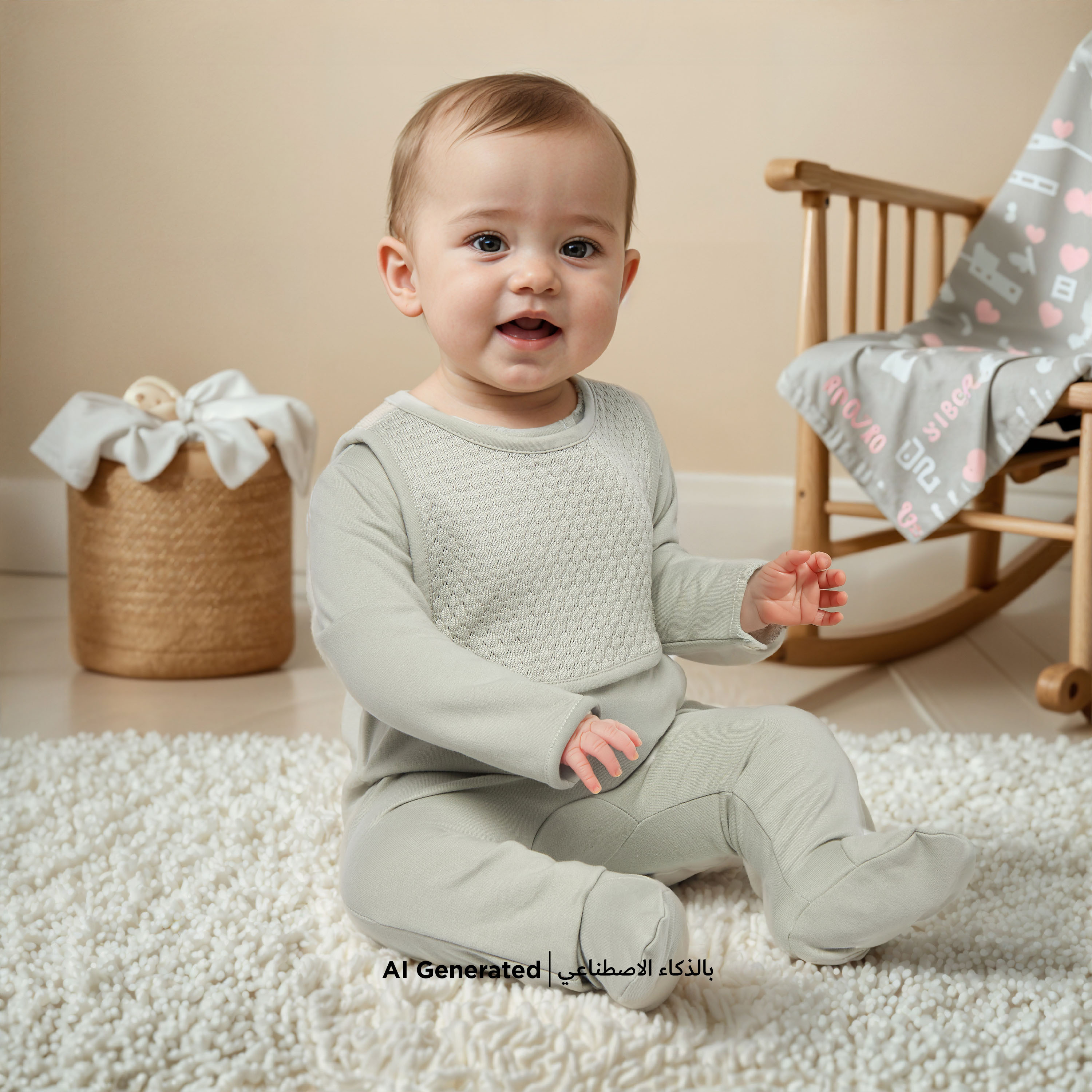 Giggles Solid Closed Foot Sleepsuit with Long Sleeves and Detachable Bib-baby-girls-clothing-nightwear-sleepsuits-image-6