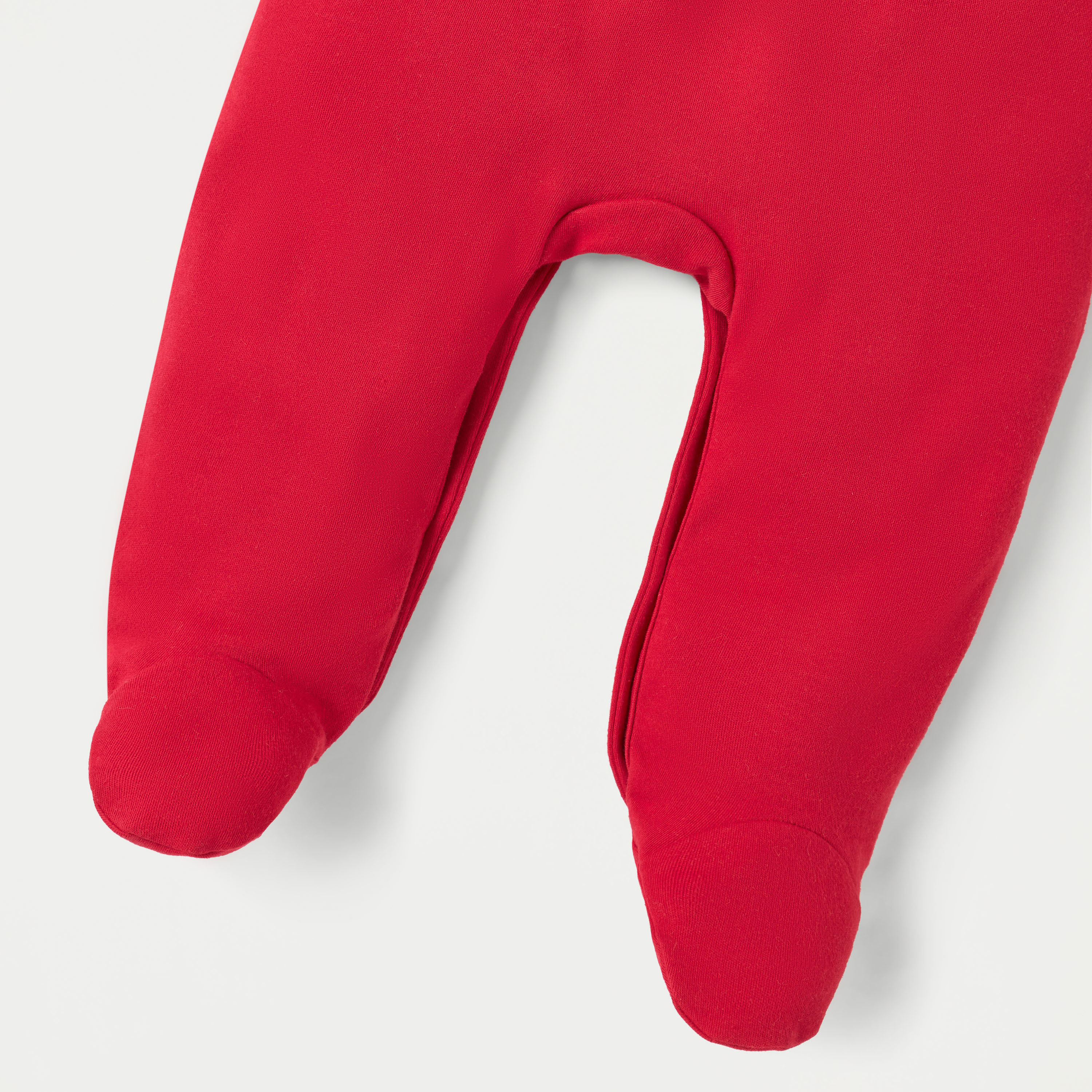 Juniors Embroidered Closed Feet Sleepsuit with Long Sleeves-baby-girls-clothing-nightwear-sleepsuits-image-4