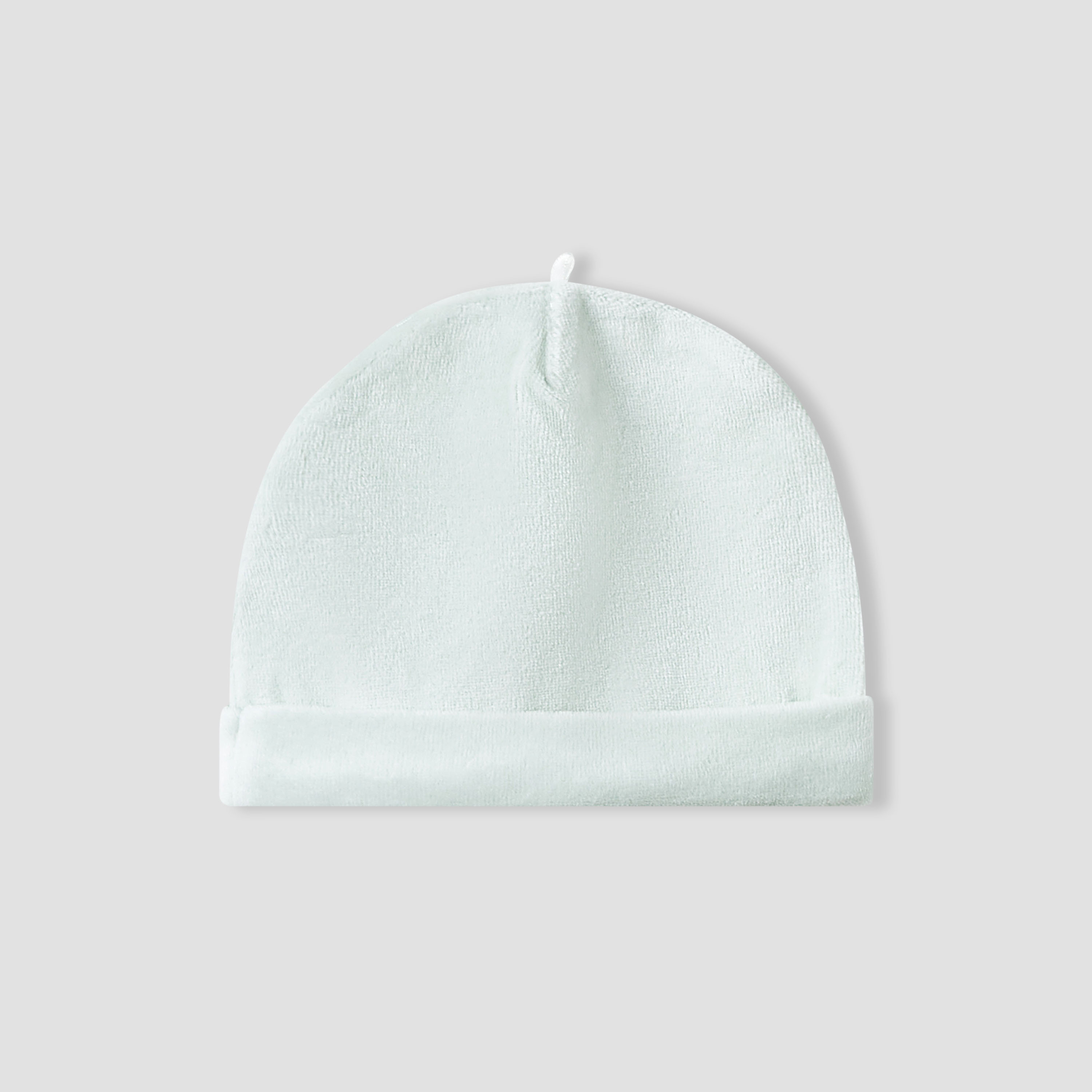 بدلة نوم قطيفة بياقة وأكمام طويلة وقبعة بيني من جونيورز-baby-boys-clothing-winterwear-sleepsuits-image-4