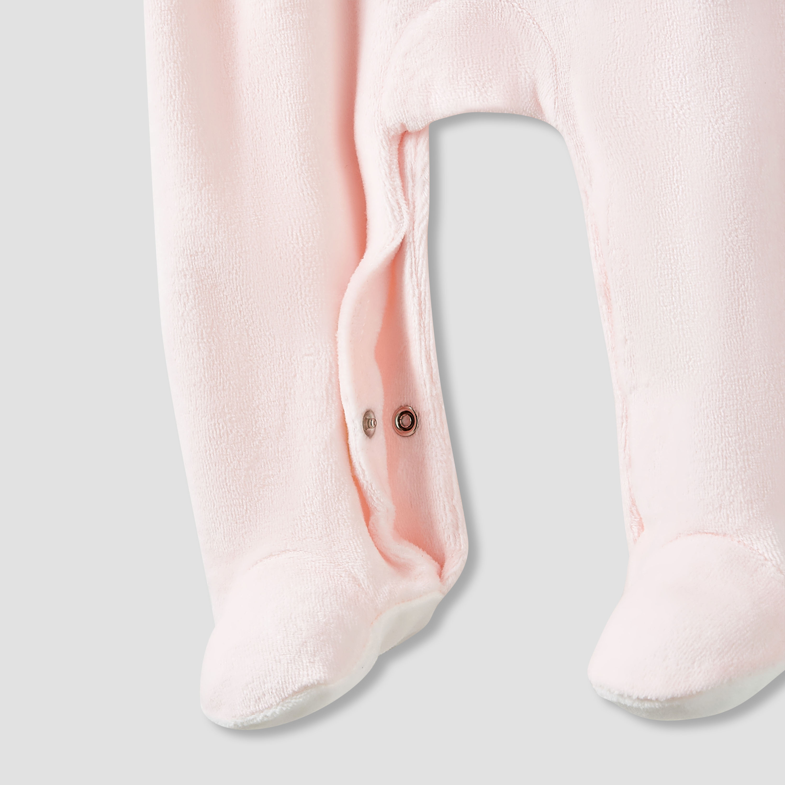 Juniors Collared Sleepsuit with Snap Button Closure - Long Sleeves - Set of 2-baby-girls-clothing-nightwear-sleepsuits-image-5