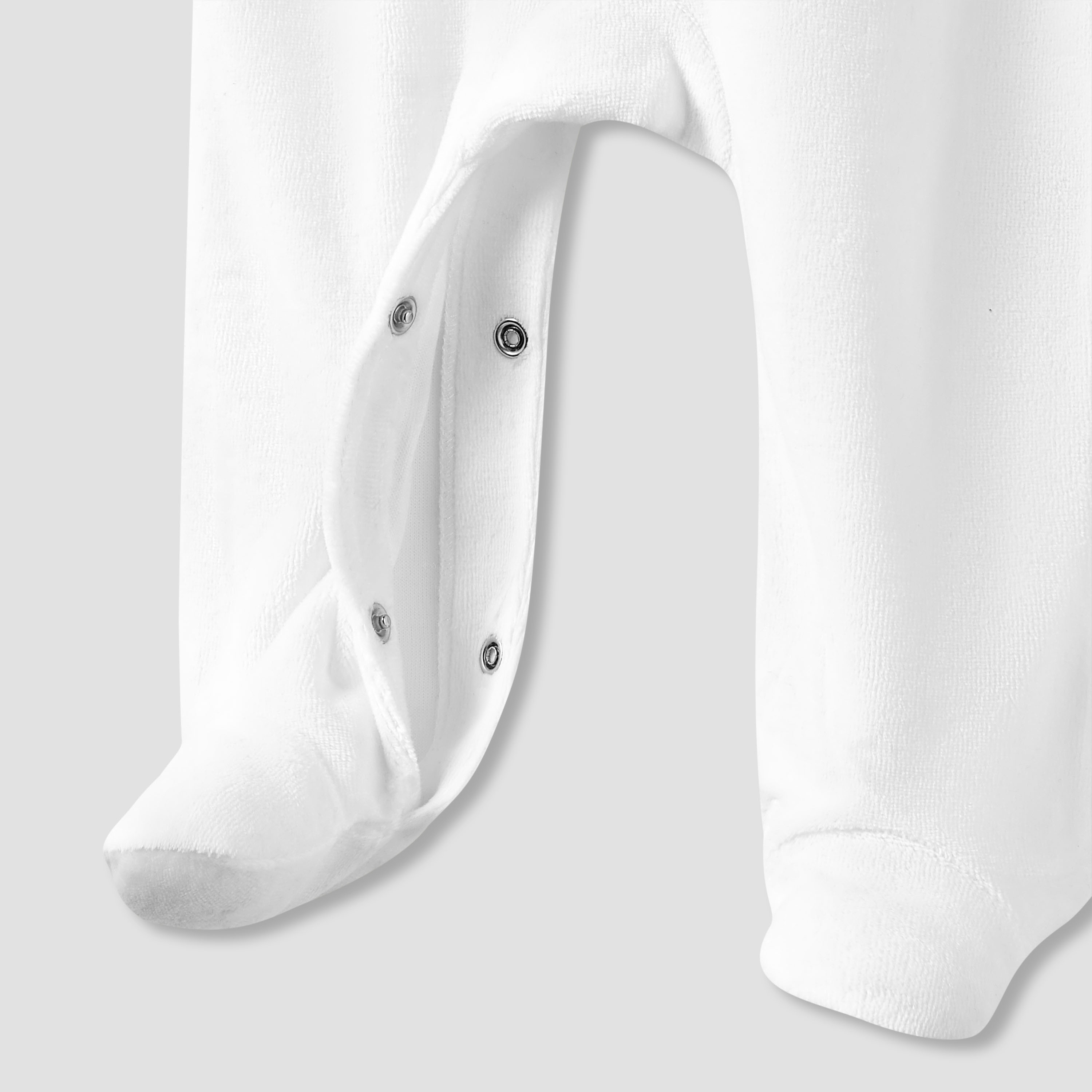 Juniors Collared Sleepsuit with Closed Feet - Velour - Long Sleeves - Set of 2-baby-boys-clothing-nightwear-sleepsuits-image-5