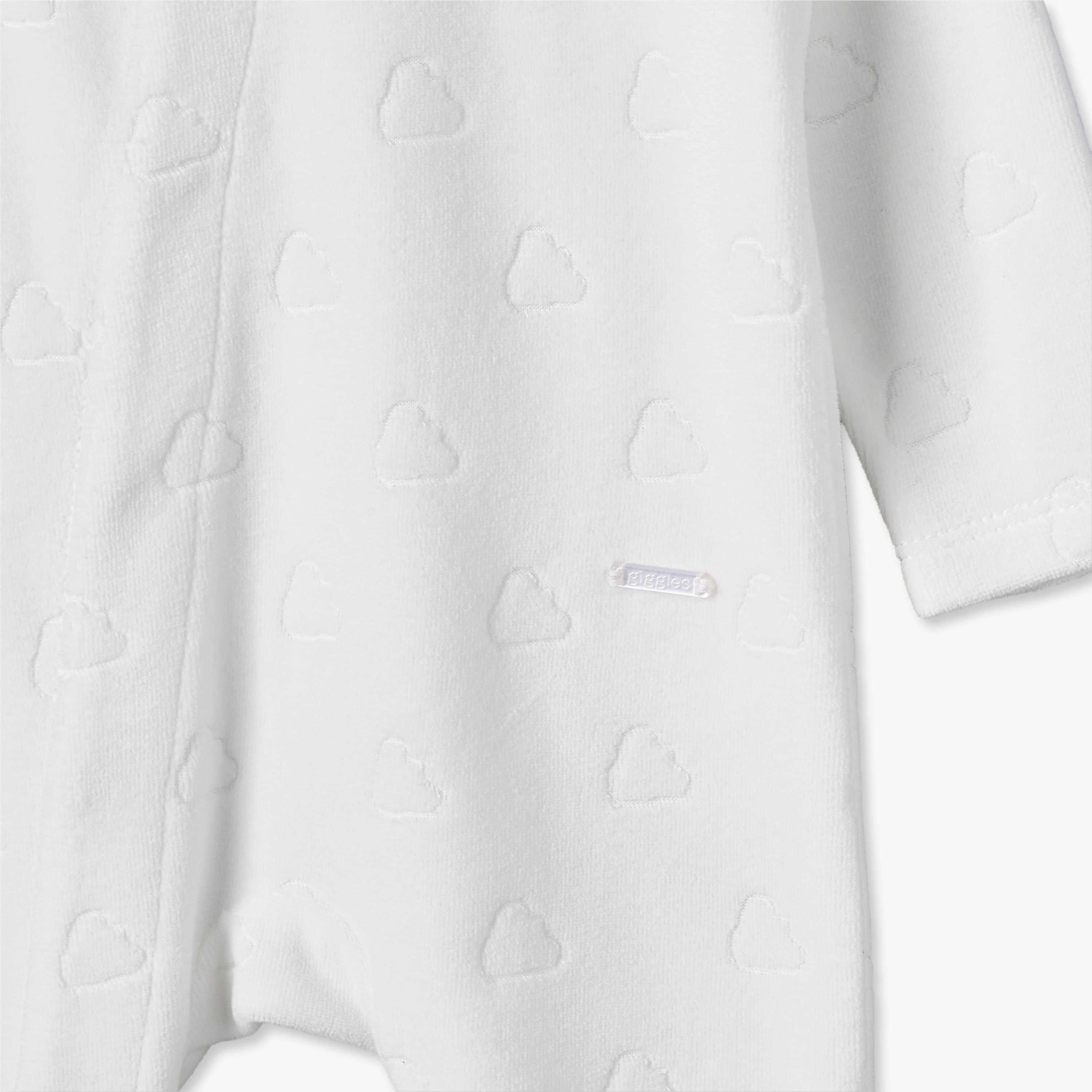 بدلة نوم فيلور بياقة وأكمام طويلة ونقوش من جيجلز-baby-boys-clothing-nightwear-sleepsuits-image-3