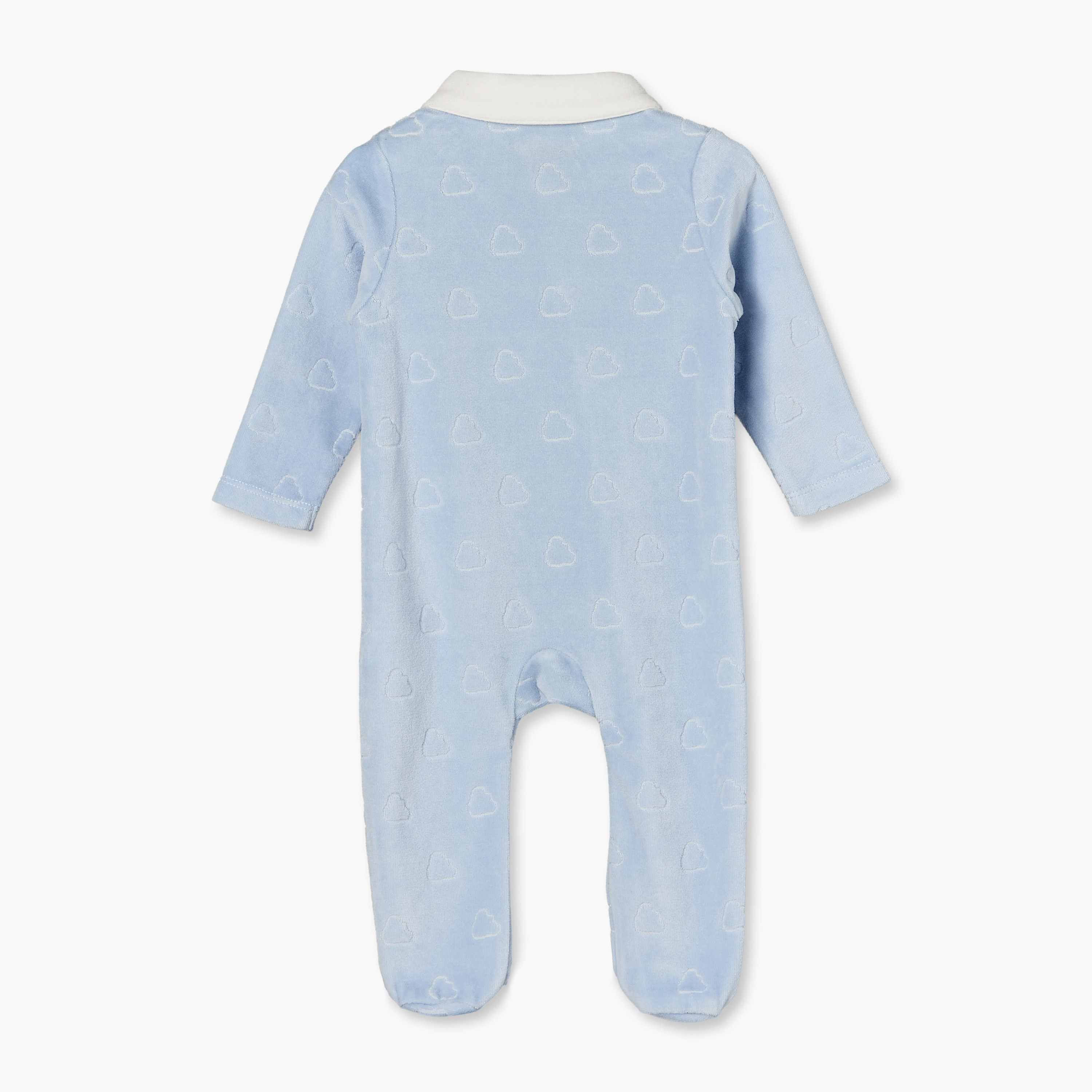 بدلة نوم قطن بياقة عادية وأكمام طويلة وأزرار إغلاق كبس من جيجلز-baby-boys-clothing-nightwear-sleepsuits-image-3