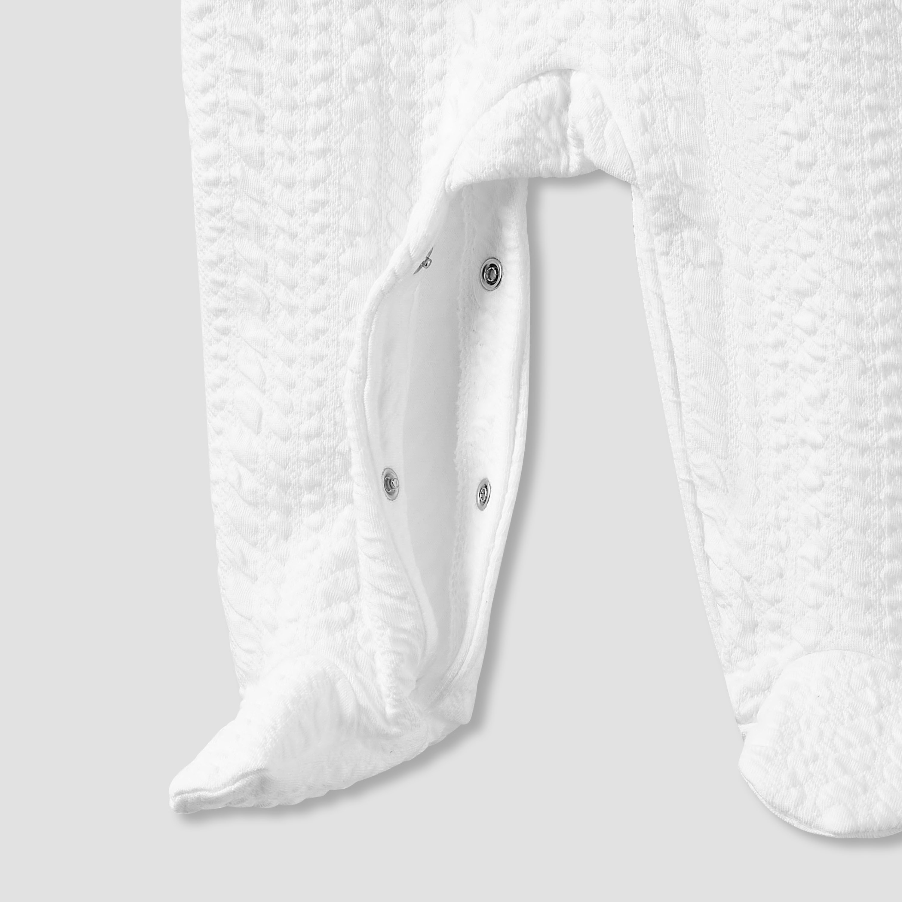 Juniors Collar Neck Sleepsuit with Beanie - Long Sleeves-baby-girls-clothing-nightwear-sleepsuits-image-5