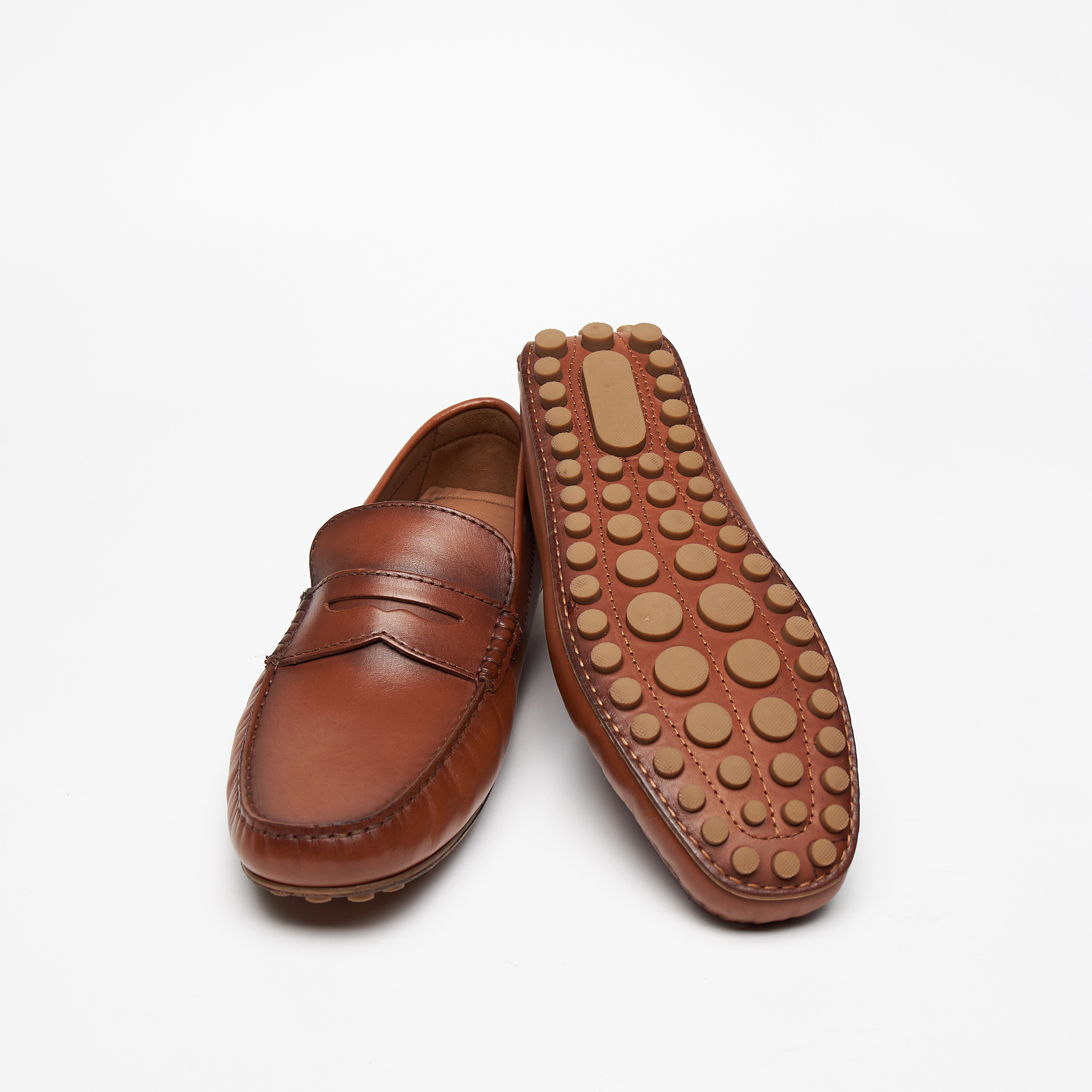 Duchini Men's Slip-On Moccasins with Cutout Detail-men-shoes-loafersandmoccasins-image-3