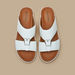 Duchini Men's Buckle Accent Leather Slip-On Arabic Sandals-Men%27s Sandals-thumbnail-0