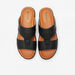 Duchini Men's Buckle Accent Slip-On Arabic Sandals-Men%27s Sandals-thumbnail-0
