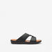 Duchini Men's Buckle Accent Slip-On Arabic Sandals-Men%27s Sandals-thumbnailMobile-2
