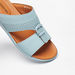 Duchini Men's Buckle Accent Slip-On Arabic Sandals-Men%27s Sandals-thumbnailMobile-3