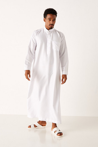 Duchini Men's Textured Slip-On Arabic Sandals