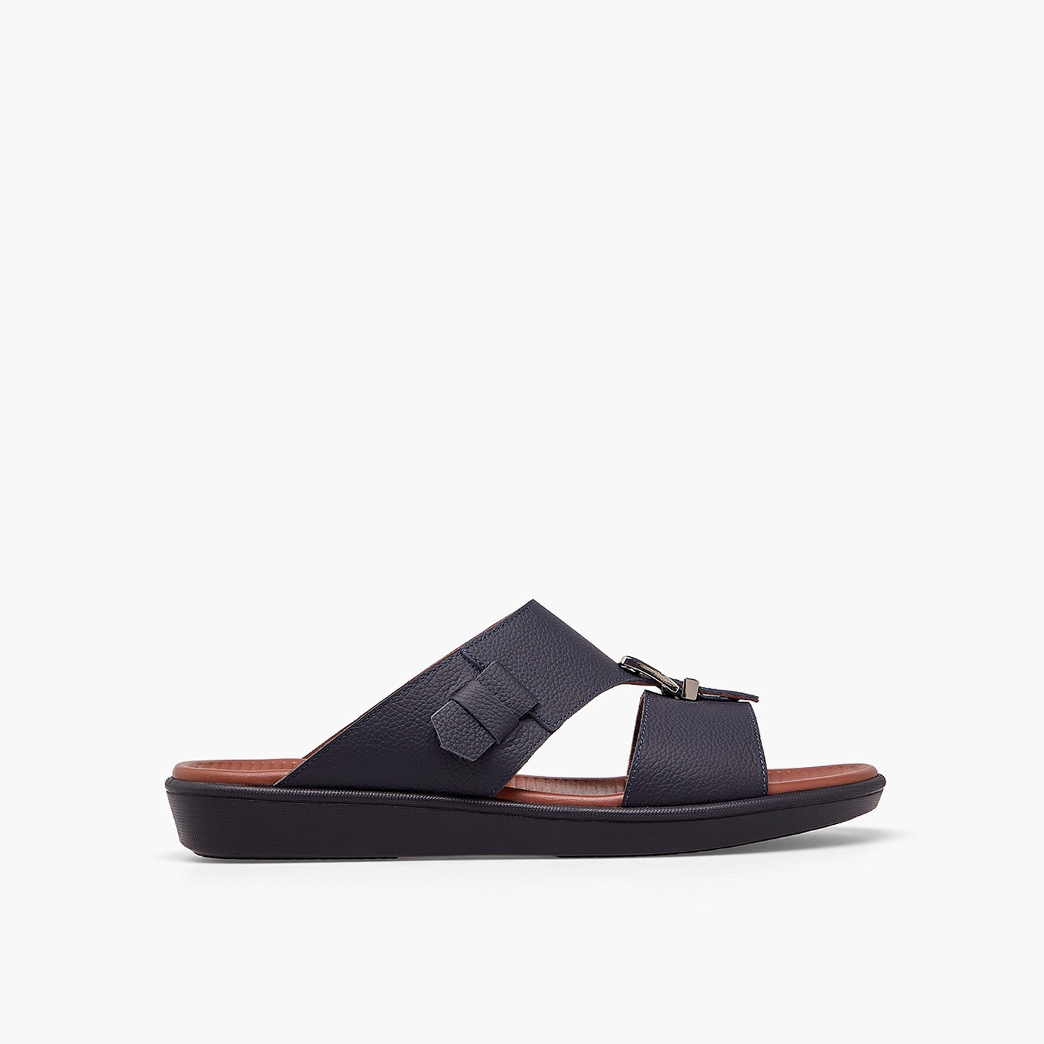Le Confort Men Textured Leather Arabic Sandals-men-shoes-sandals-image-3