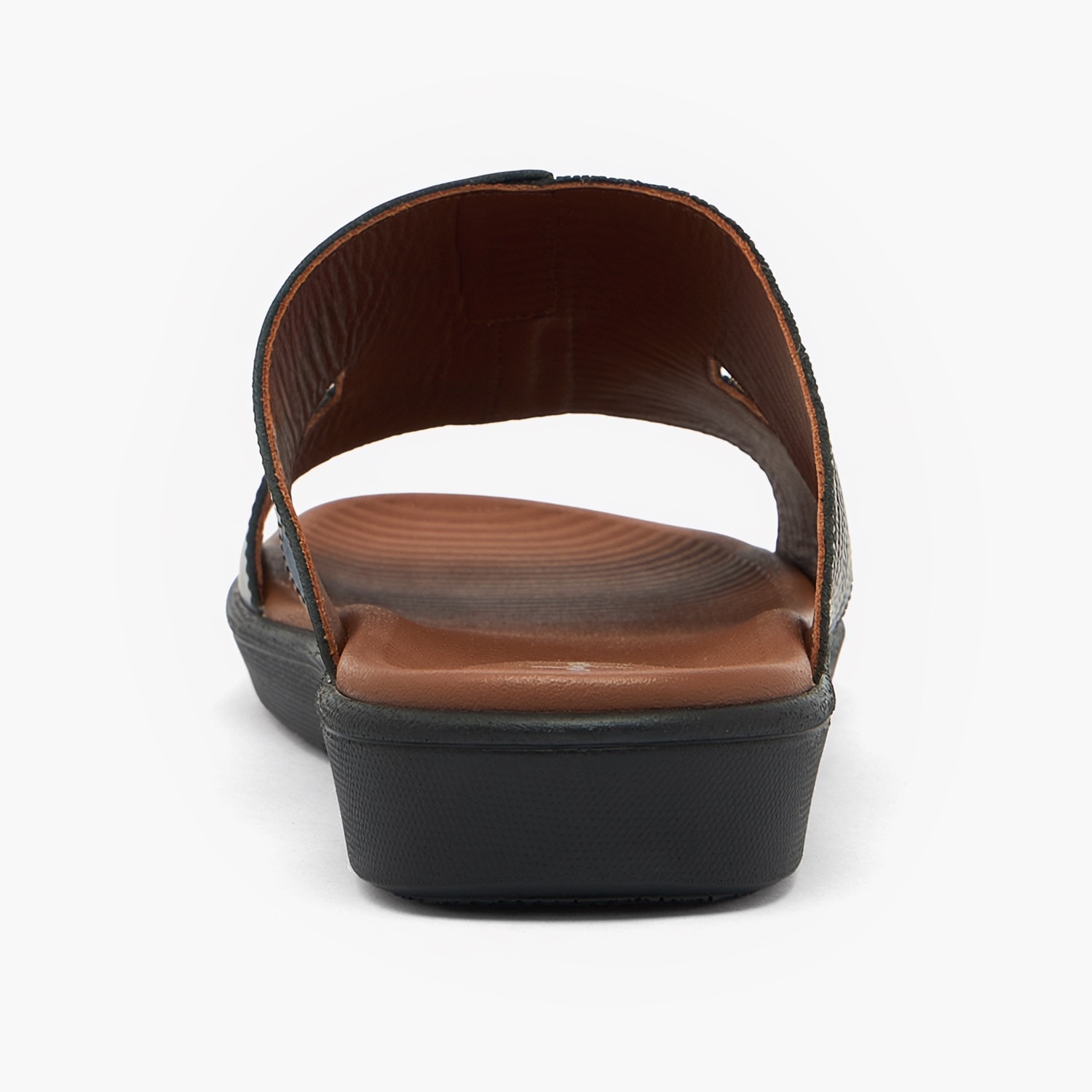 Al Waha Men Textured Leather Arabic Sandals-men-shoes-sandals-image-3