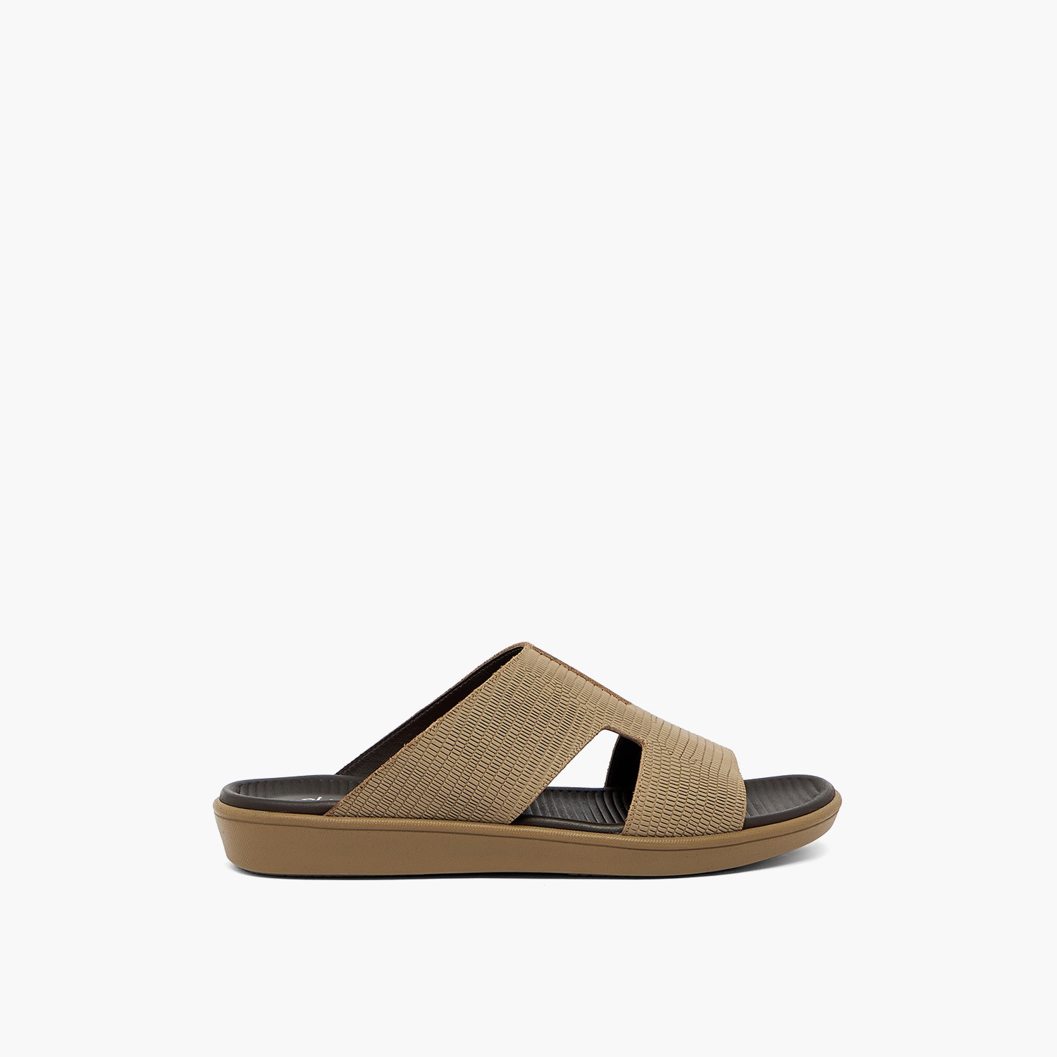 Al Waha Men Textured Leather Arabic Sandals-men-shoes-sandals-image-3
