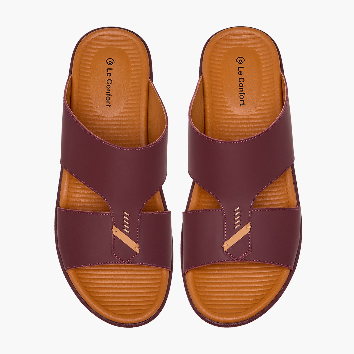 Le Confort Men Solid Leather Arabic Sandals-men-shoes-sandals-image-1