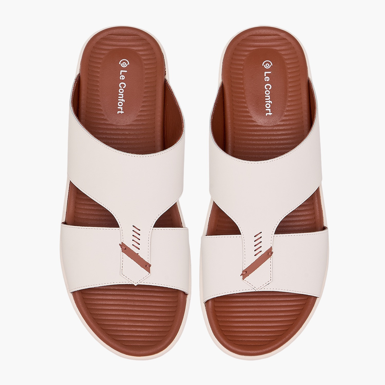 Le Confort Men Solid Leather Arabic Sandals-men-shoes-sandals-image-1