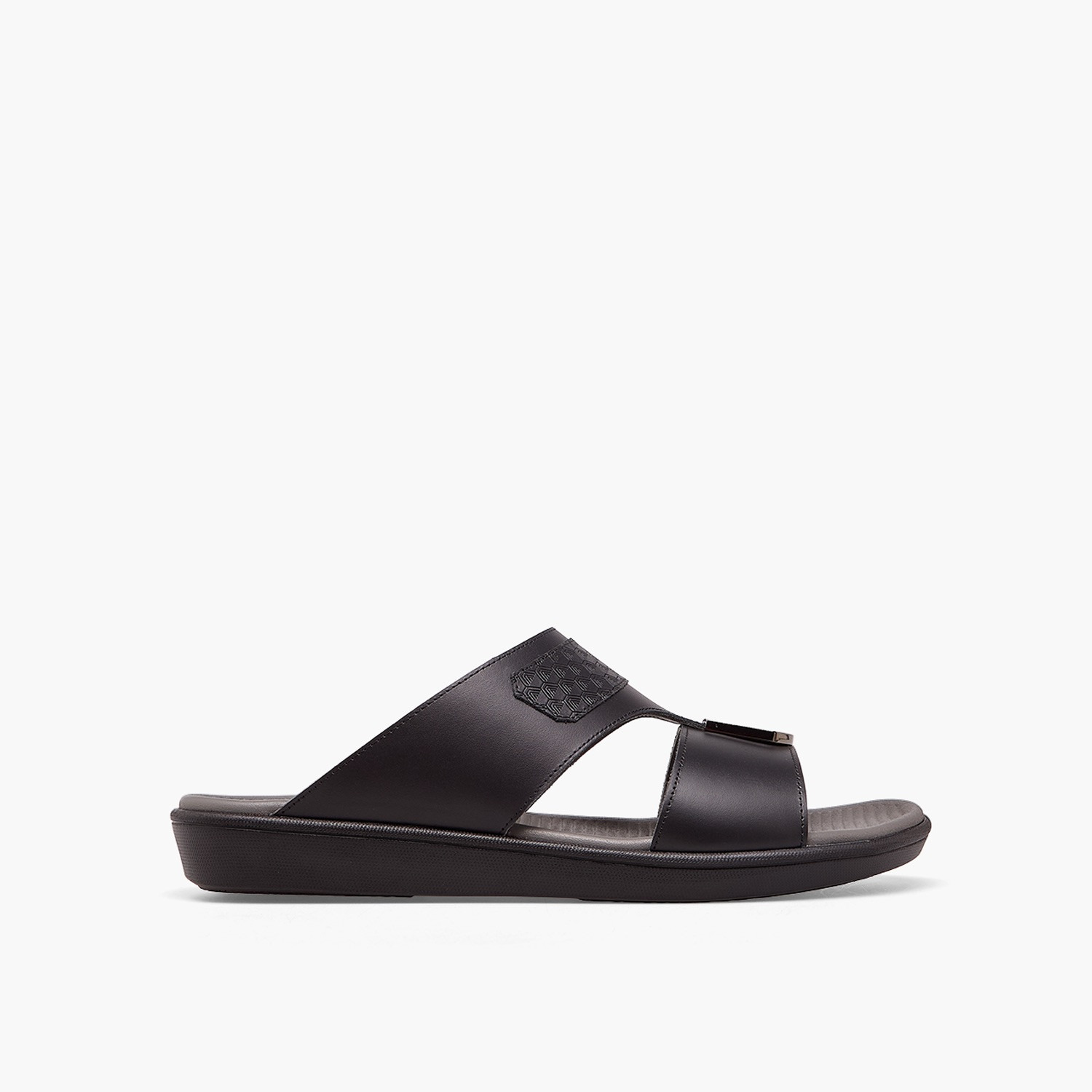 Le Confort Men Textured Leather Arabic Sandals-men-shoes-sandals-image-3