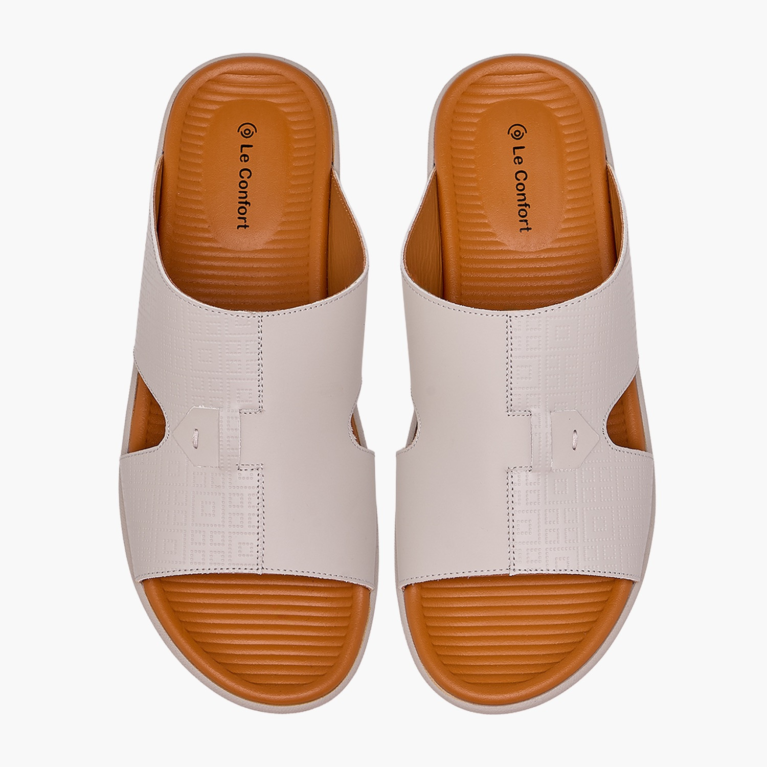 Le Confort Men Textured Arabic Sandals-men-shoes-sandals-image-1