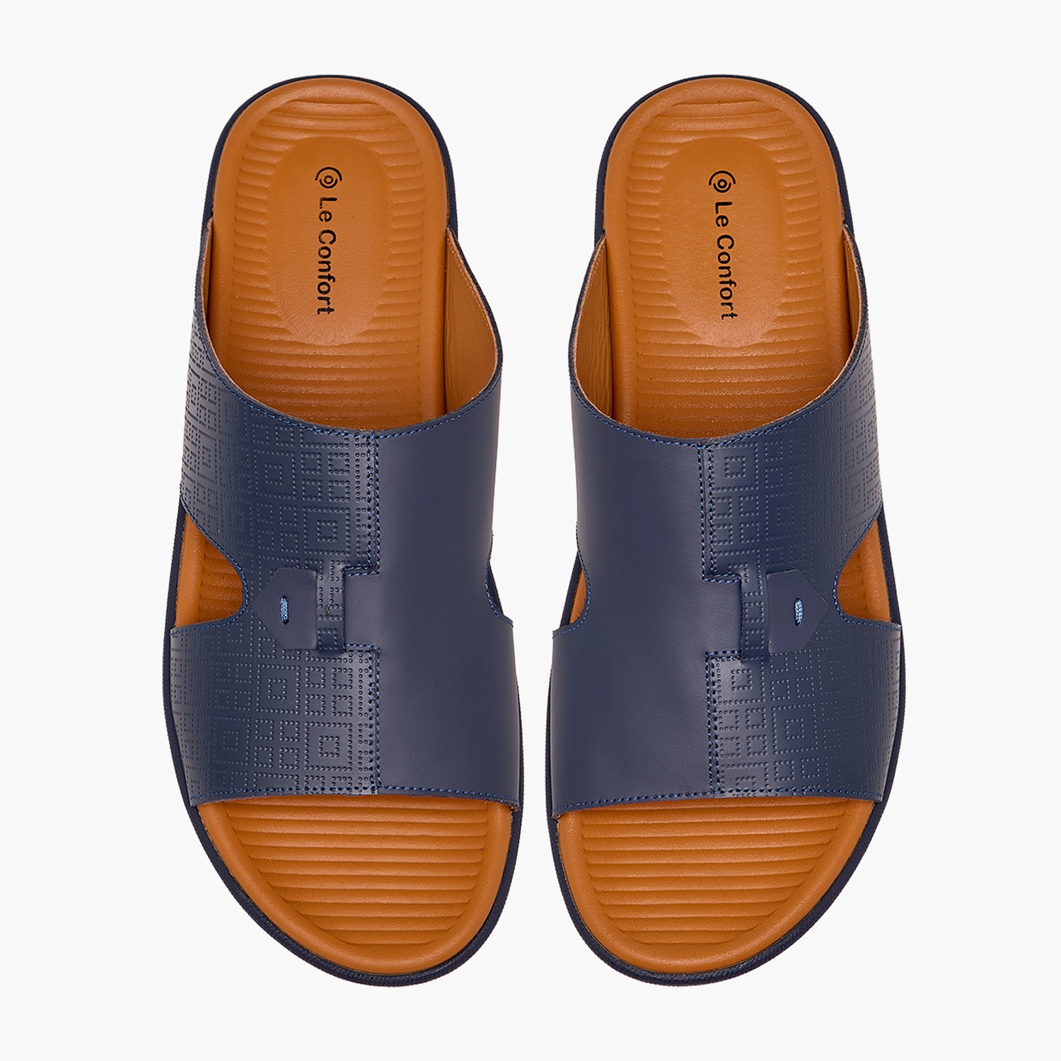 Le Confort Men Textured Arabic Sandals-men-shoes-sandals-image-1