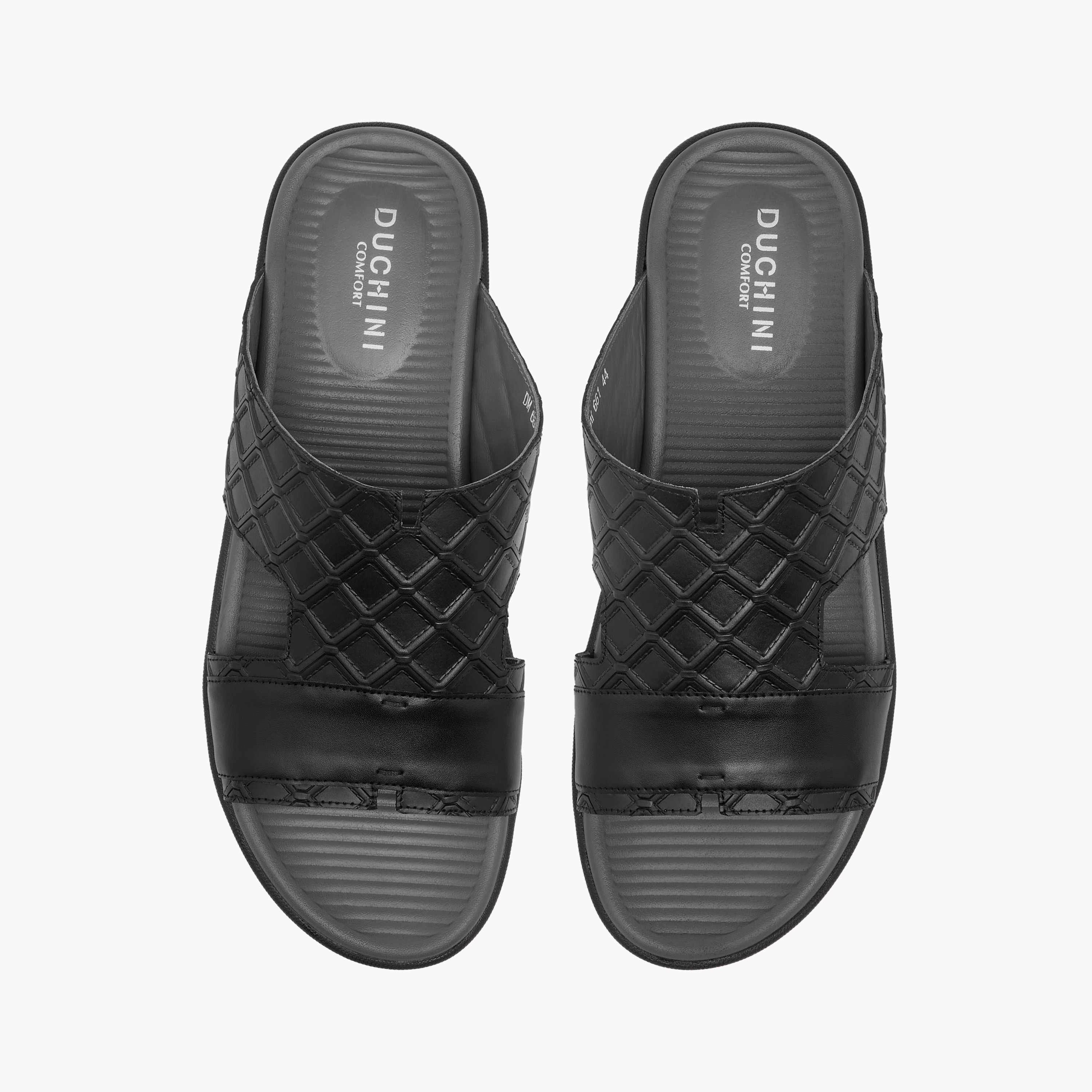 Duchini Men's Cutout Detail Slip-On Arabic Sandals-men-shoes-sandals-image-1