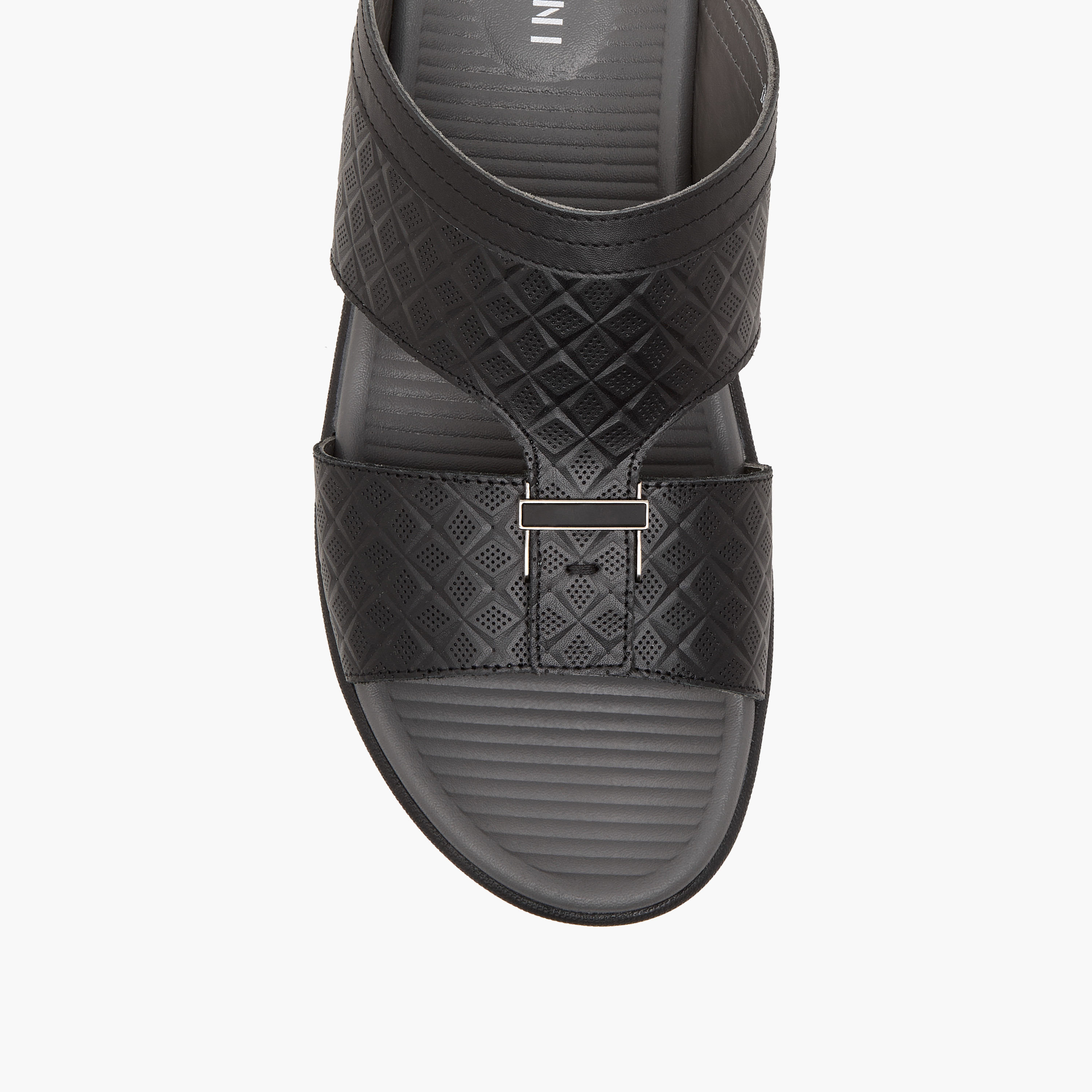 Duchini Men's Textured Slip-On Arabic Sandals-men-shoes-sandals-image-3