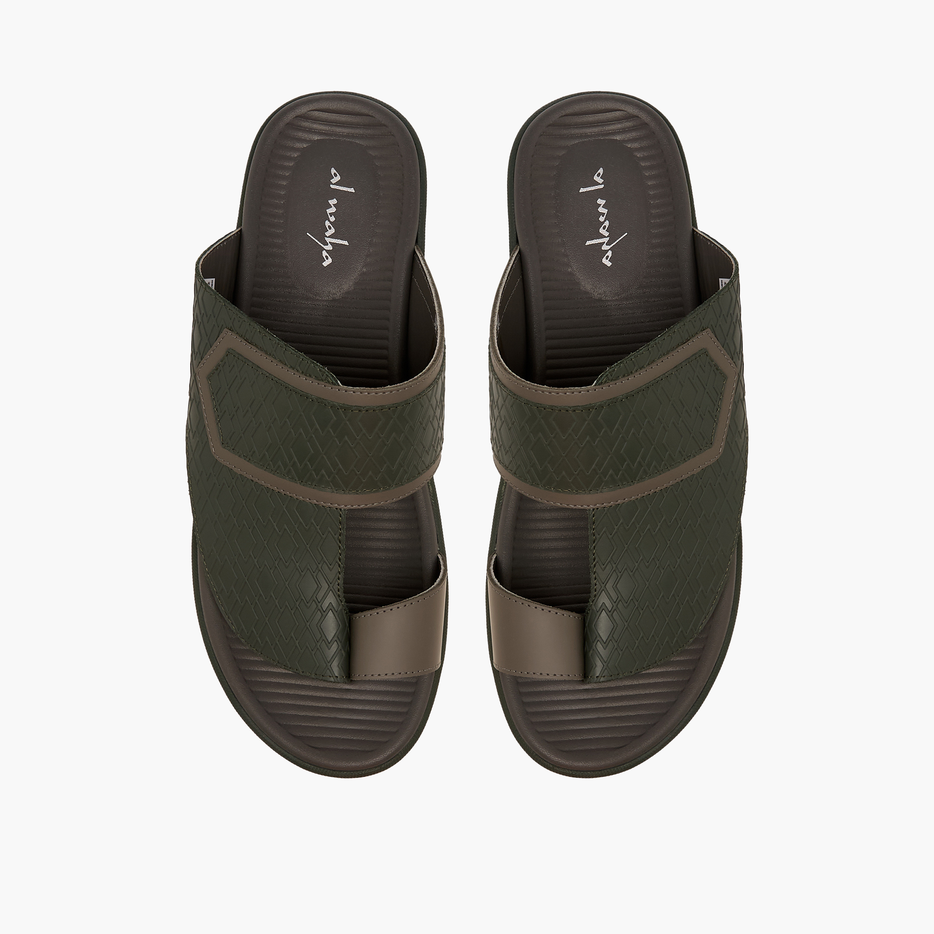 صندل عربي جلد بحلقة إصبع للرجال من الواحة-men-shoes-sandals-image-1