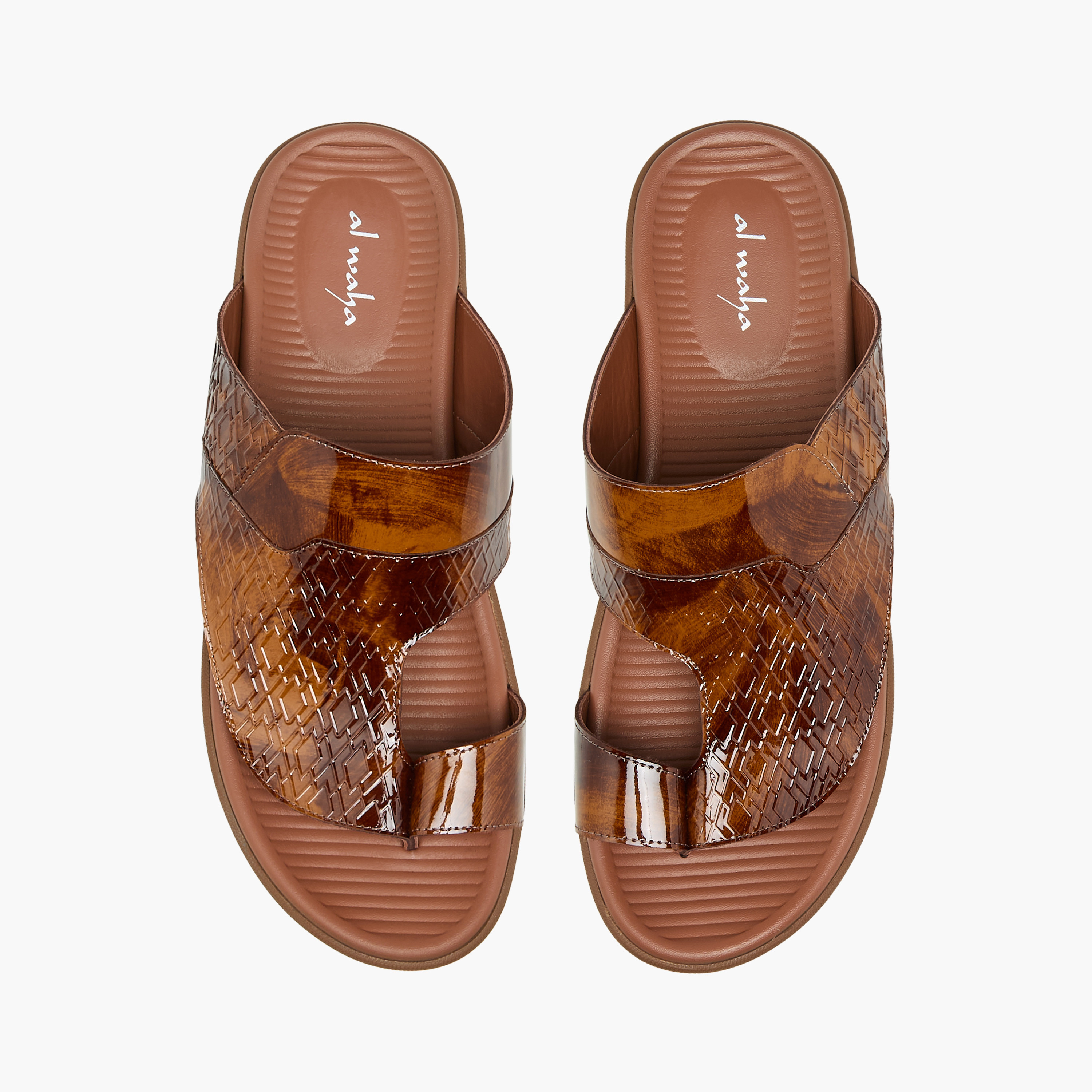 Al Waha Men Toe Loop Detail Arabic Sandals-men-shoes-sandals-image-1