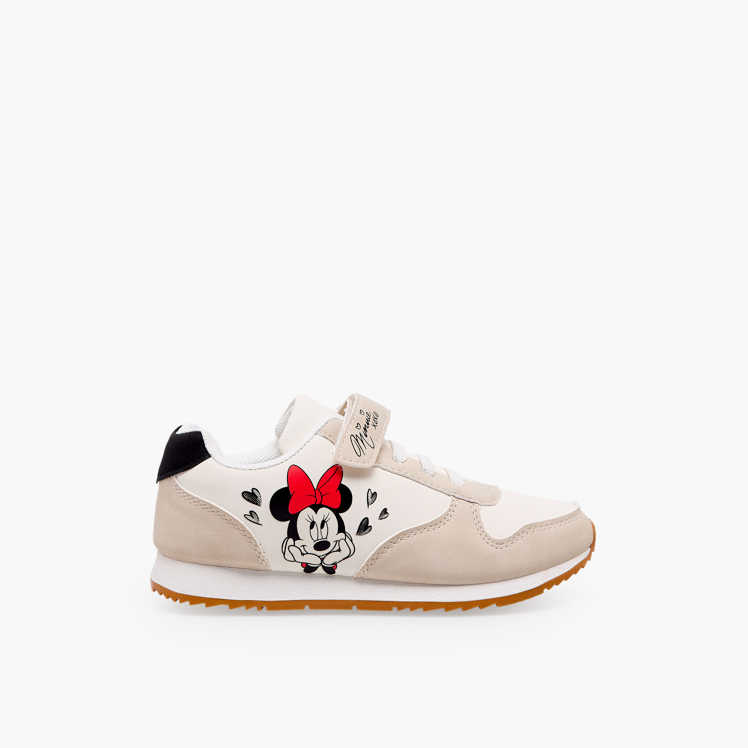 Disney Girls Minnie Mouse Print Ankle Sneakers-girls-shoes-sneakers-image-3