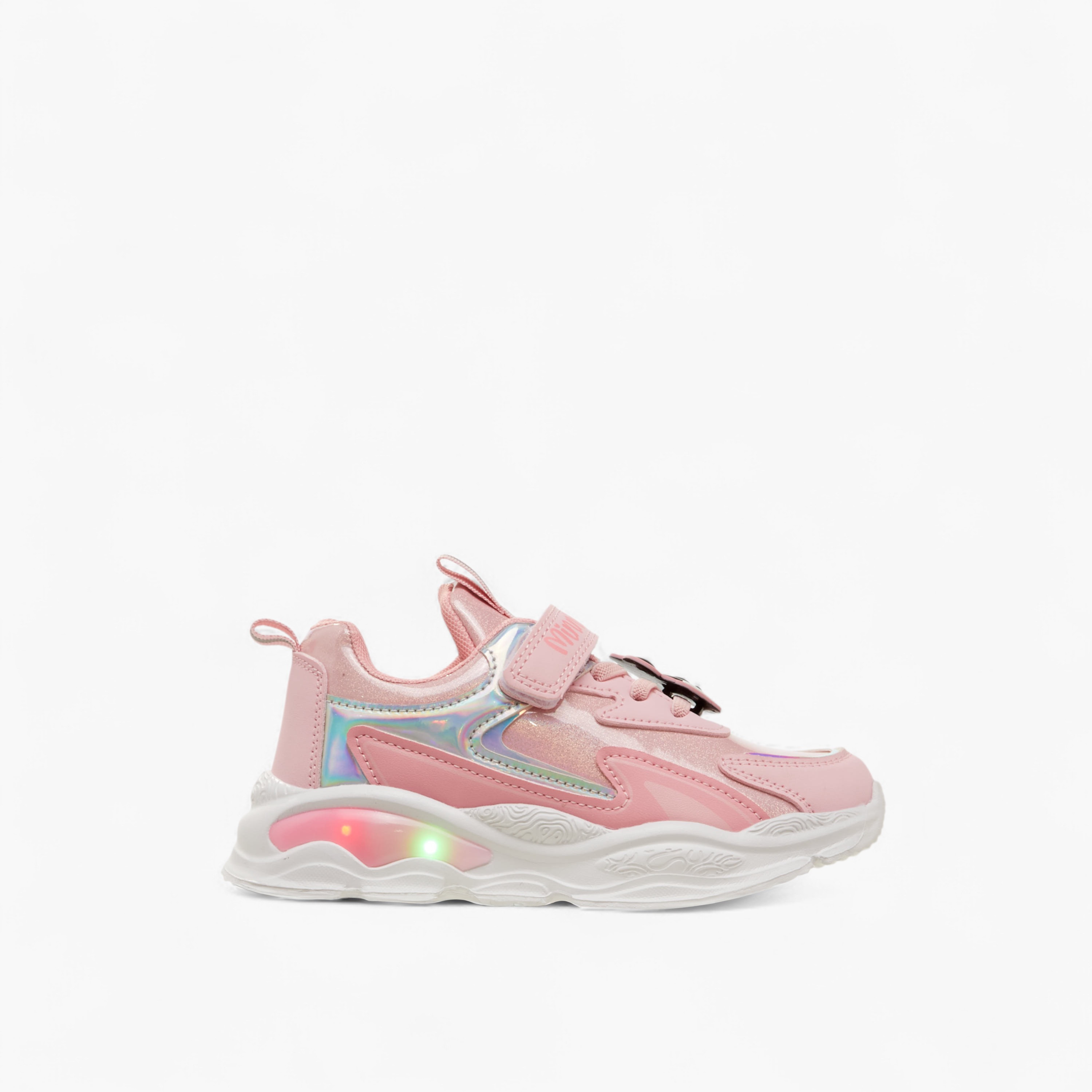 Disney Minnie Mouse Accent Light-Up Sneakers with Hook and Loop Closure-girls-shoes-sneakers-image-4