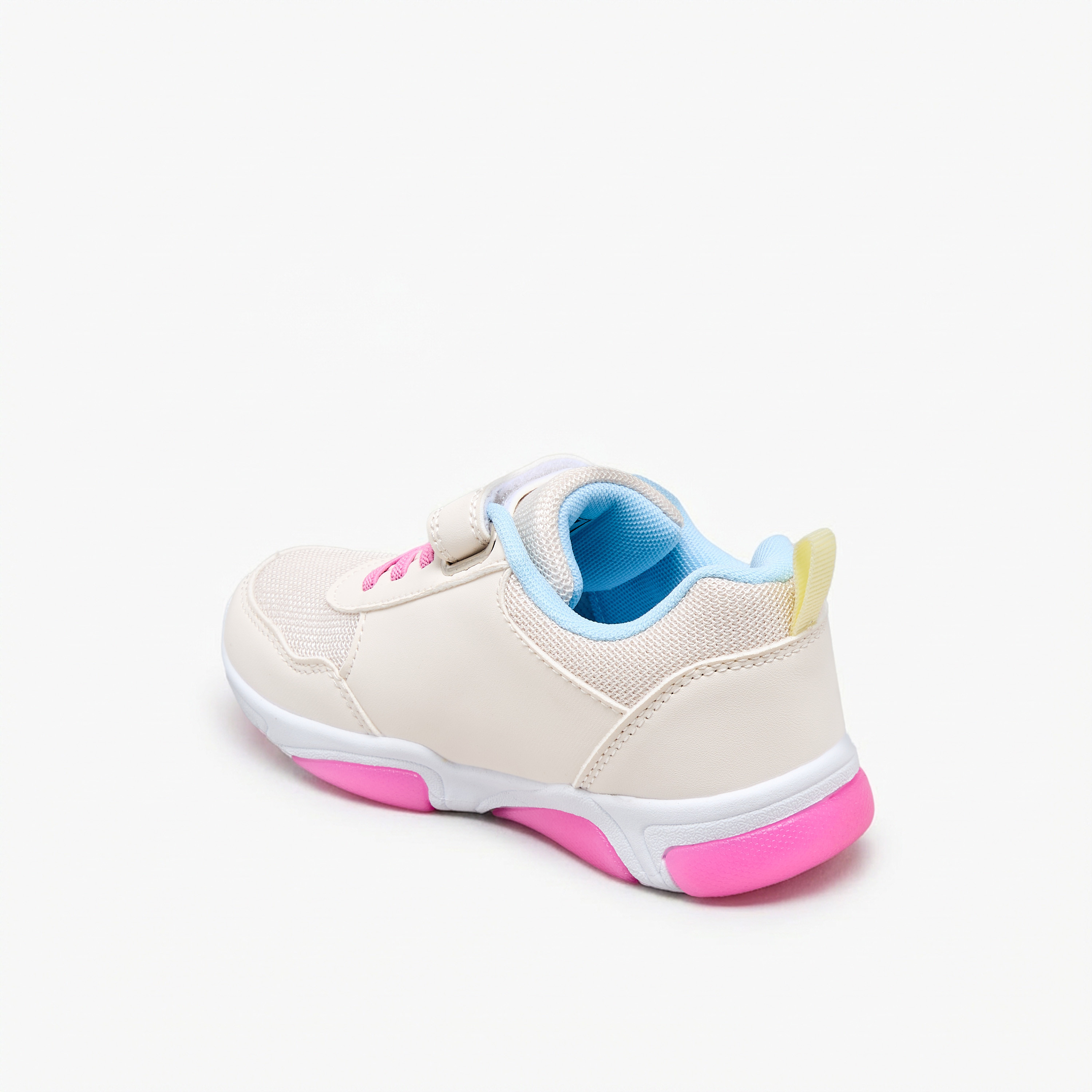 Disney Girls Minnie Mouse Print Light-Up Ankle Sneakers-girls-shoes-sneakers-image-4