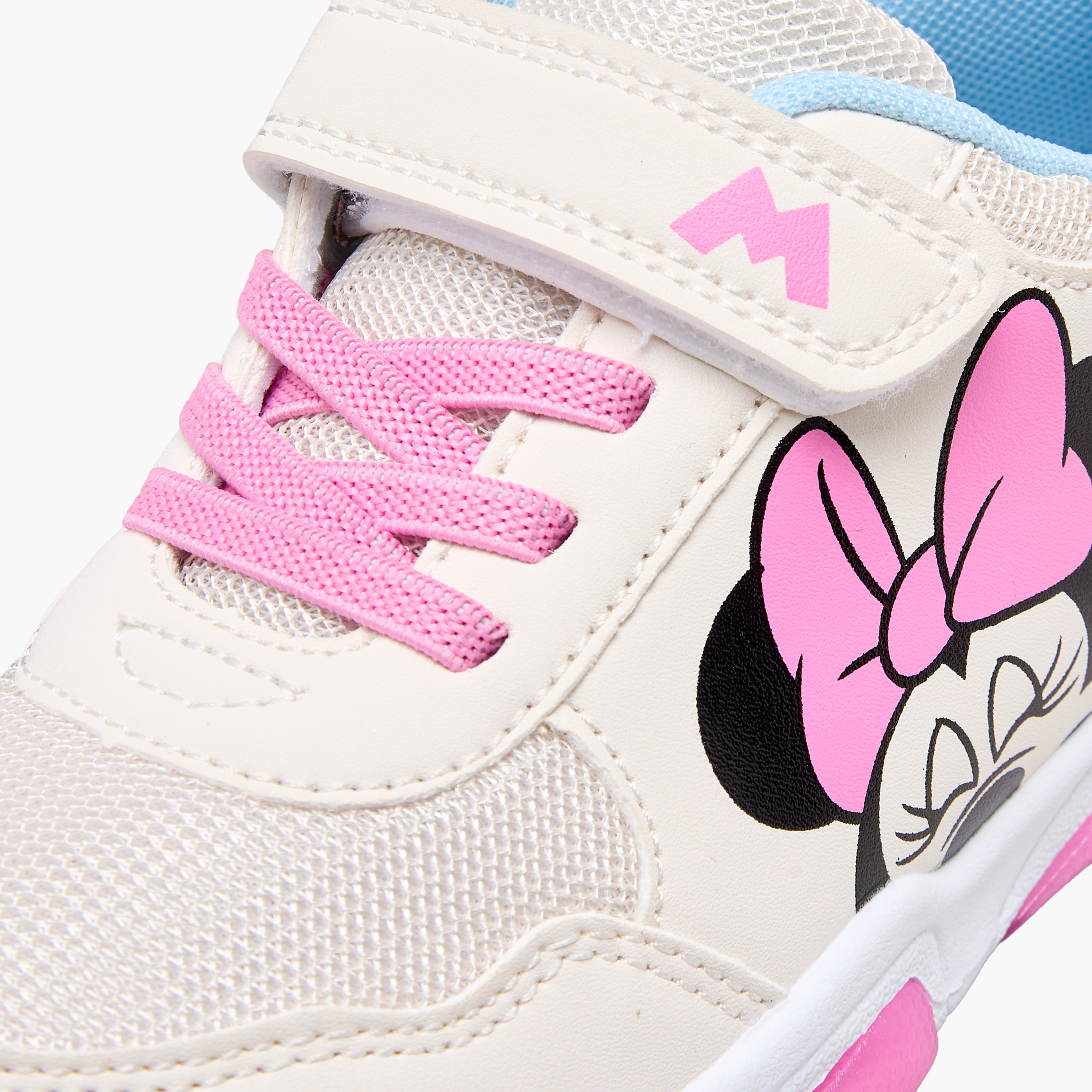 Disney Girls Minnie Mouse Print Light-Up Ankle Sneakers-girls-shoes-sneakers-image-6