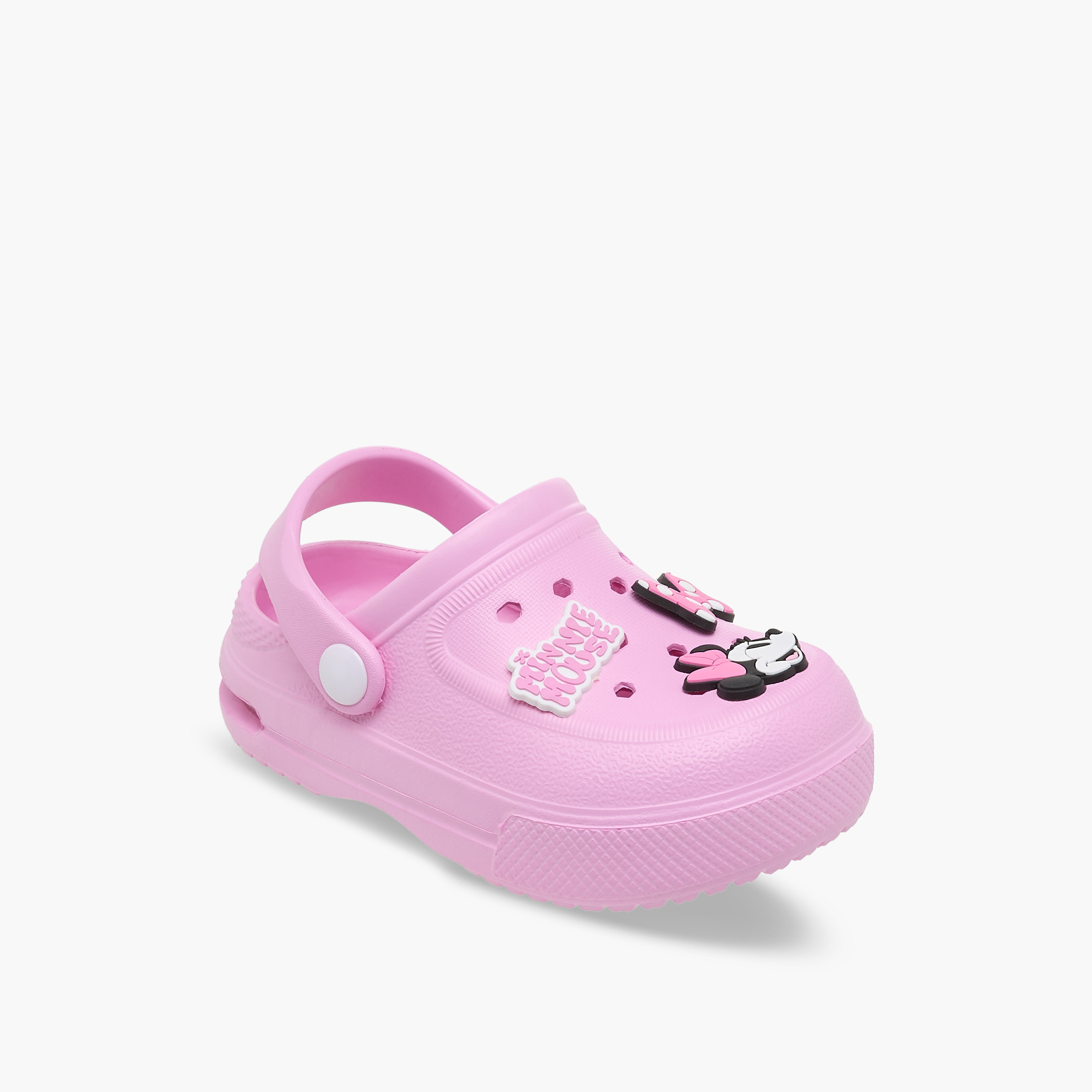 Disney Girls Minnie Mouse Applique Clogs-girls-shoes-sandals-image-2