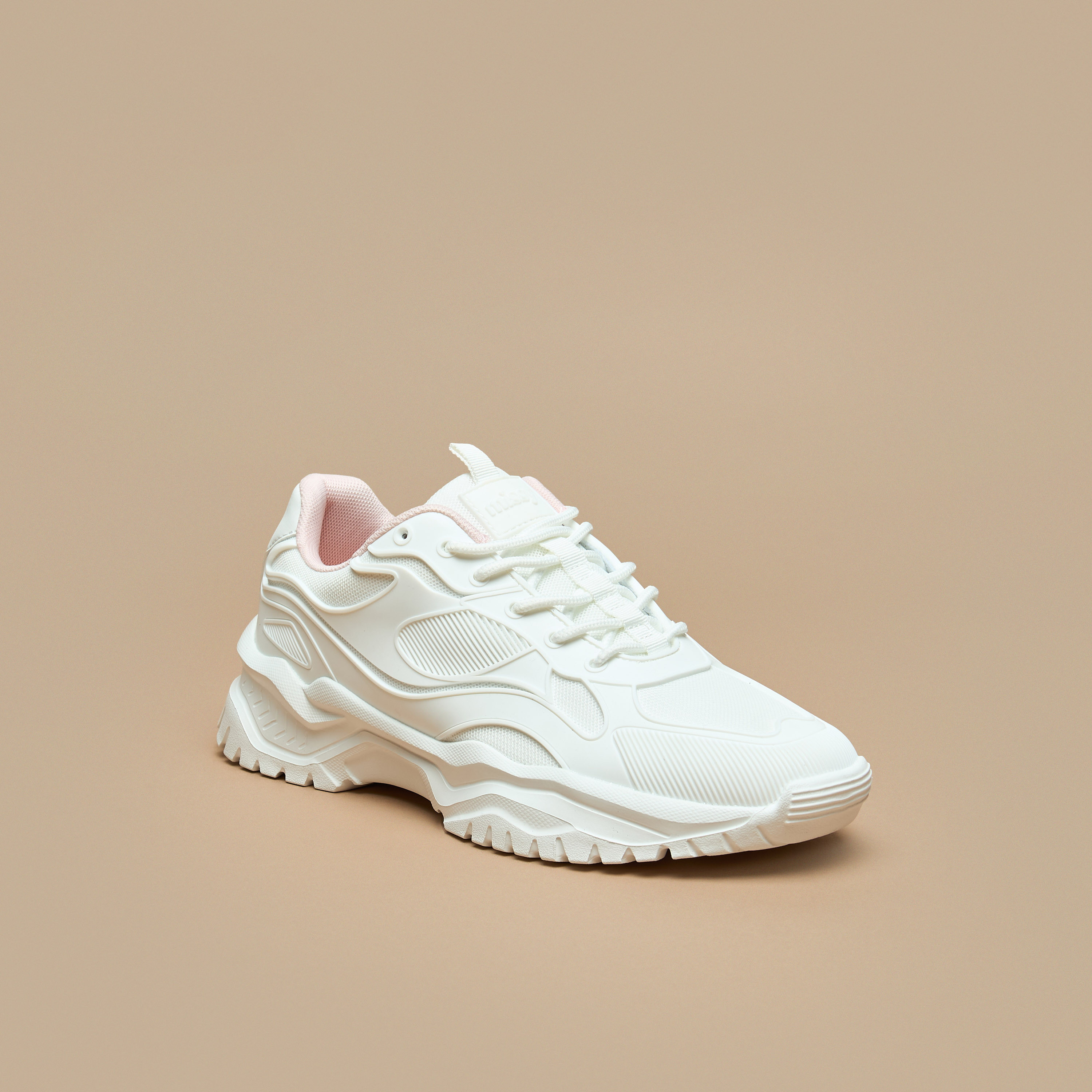 Missy Panelled Sneakers with Lace-Up Closure-women-shoes-sneakers-image-1