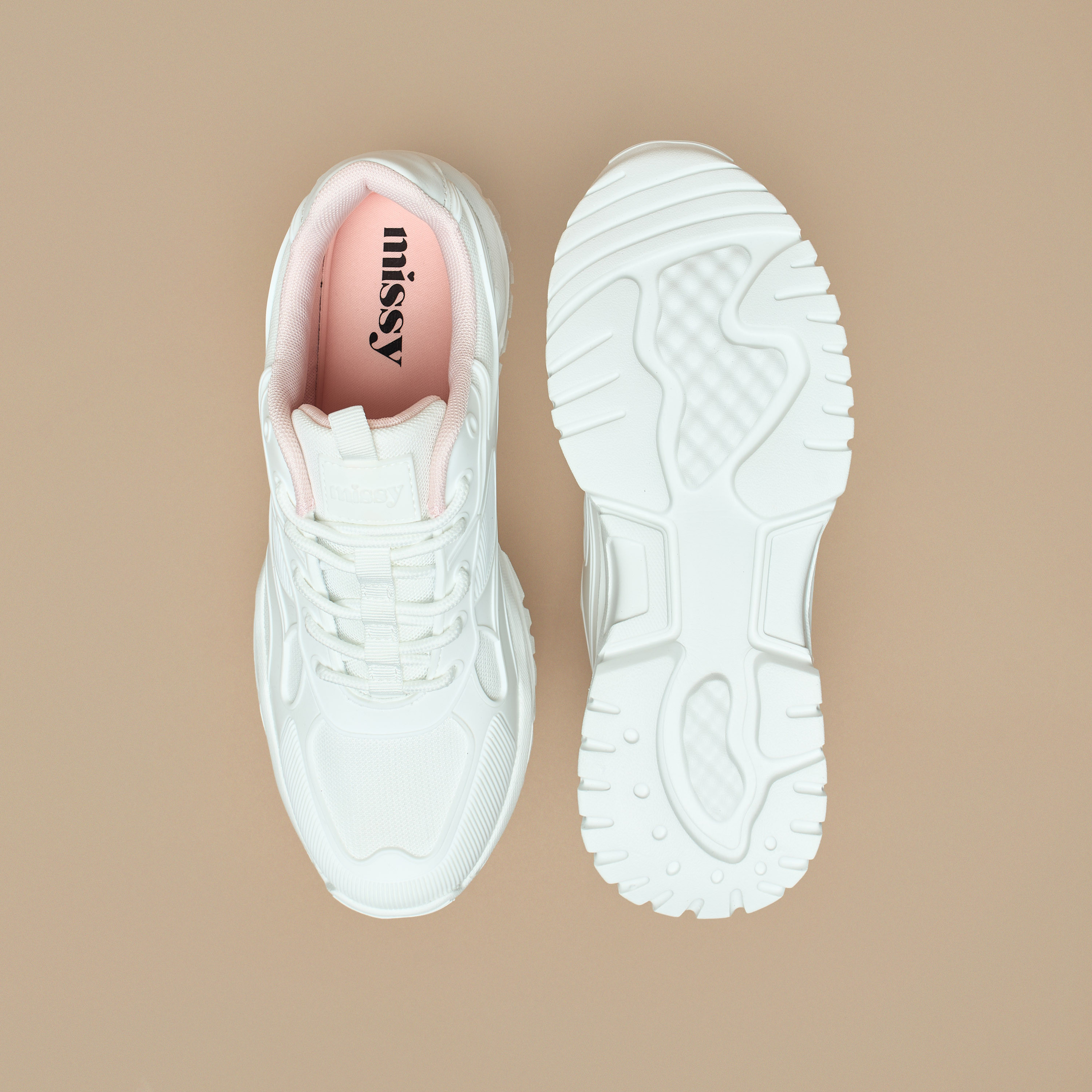 Missy Panelled Sneakers with Lace-Up Closure-women-shoes-sneakers-image-4