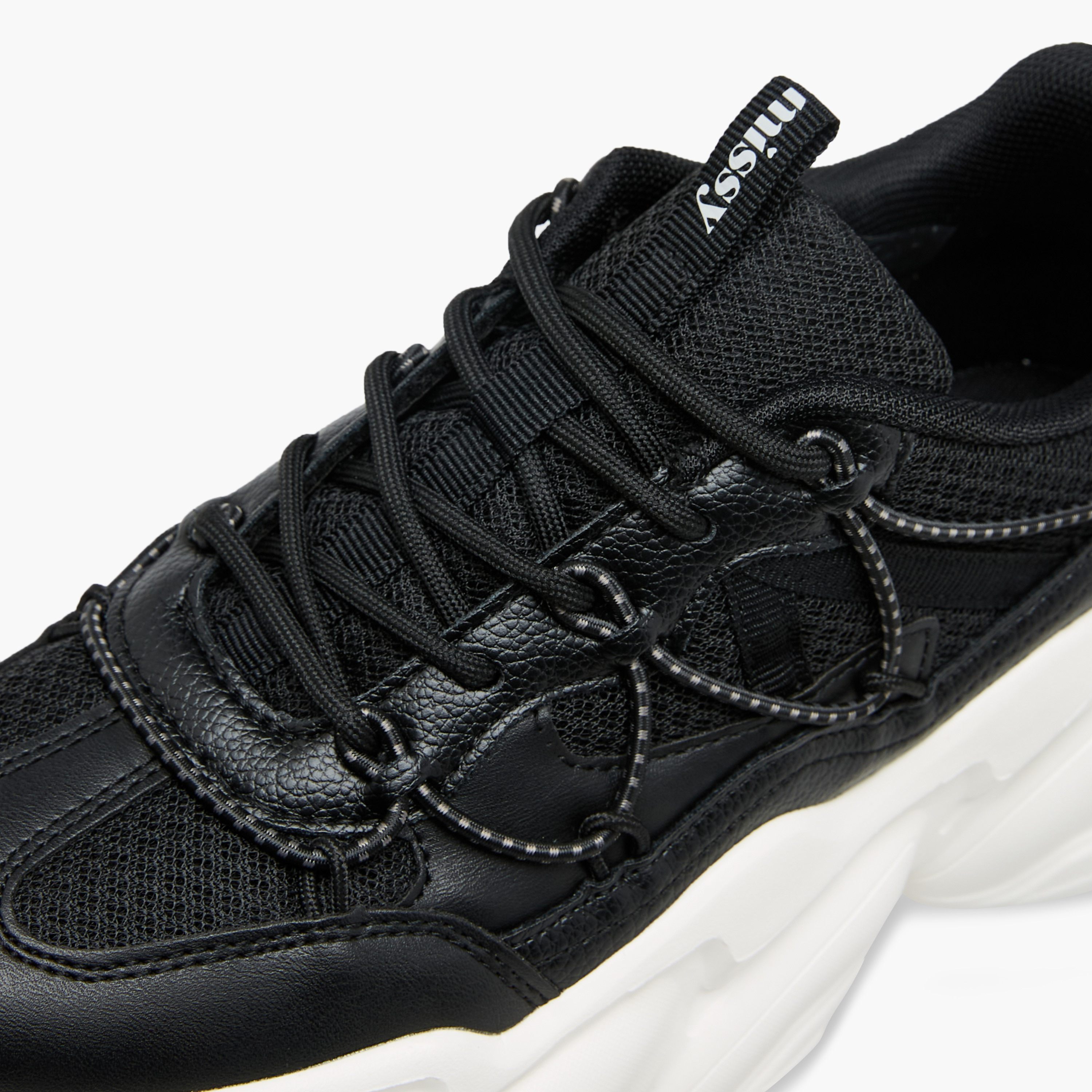 Missy Panelled Chunky Sneakers with Lace-Up Closure-women-shoes-sneakers-image-4