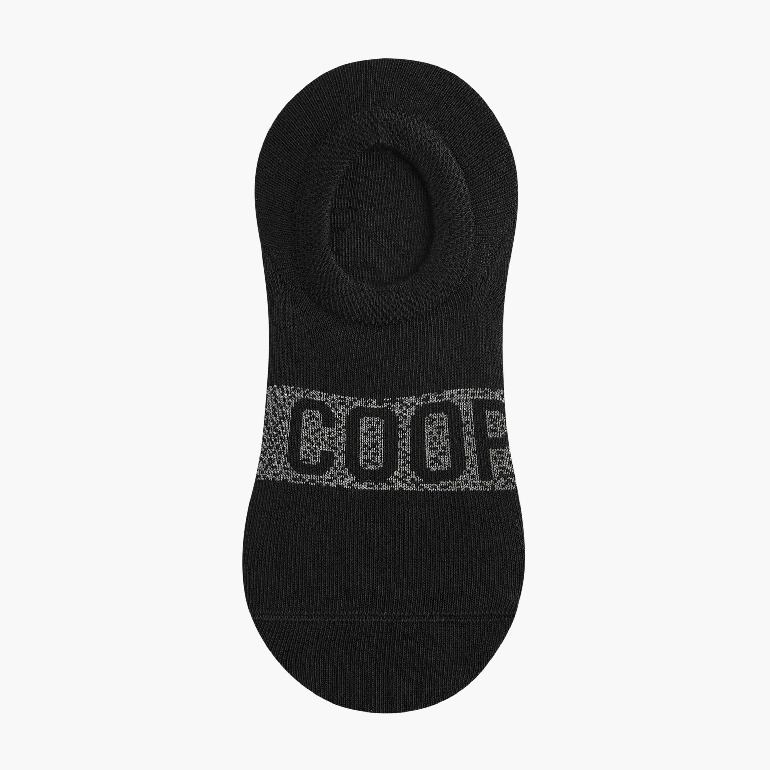 Lee Cooper Logo Print Non Terry No Show Socks - Set of 3-men-socks-image-2