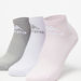 Kappa Logo Print Ankle Length Socks - Set of 3-Women%27s Socks-thumbnail-1