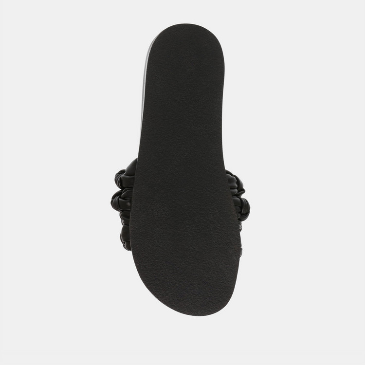 Steve Madden Women's Textured Slip-On Sandals