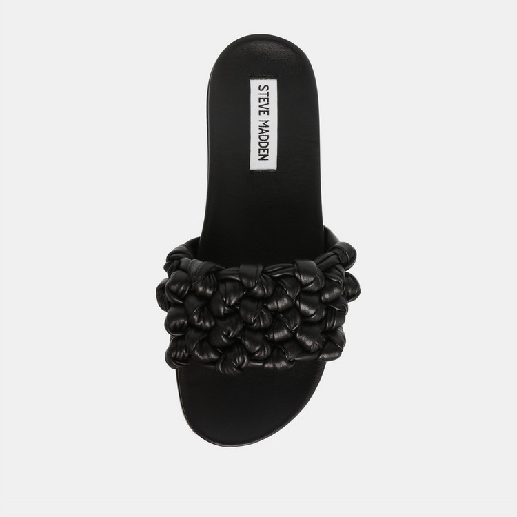 Steve Madden Women's Textured Slip-On Sandals
