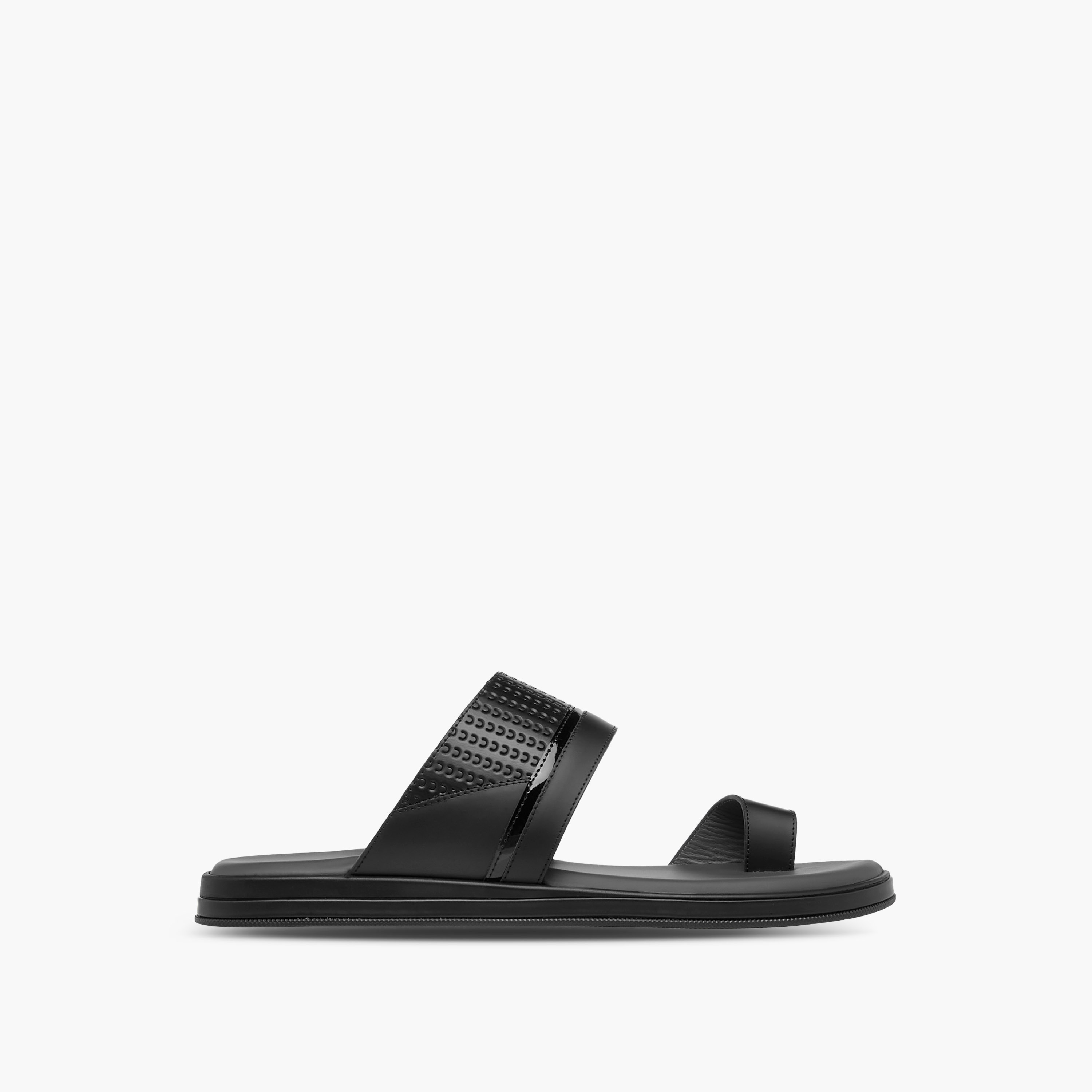 Duchini Men's Textured Slip-On Arabic Sandals-men-shoes-sandals-image-3