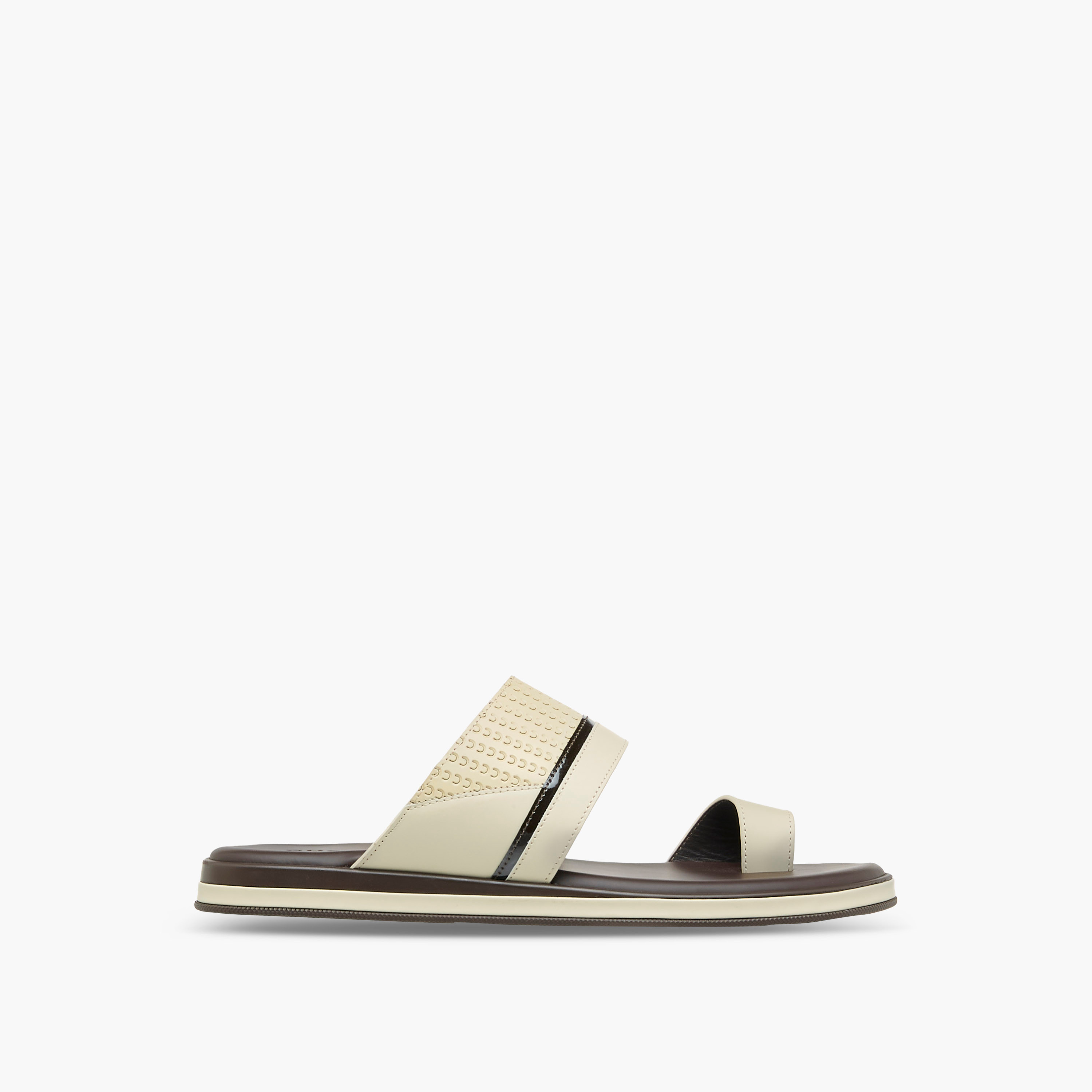 Duchini Men's Textured Slip-On Arabic Sandals-men-shoes-sandals-image-3