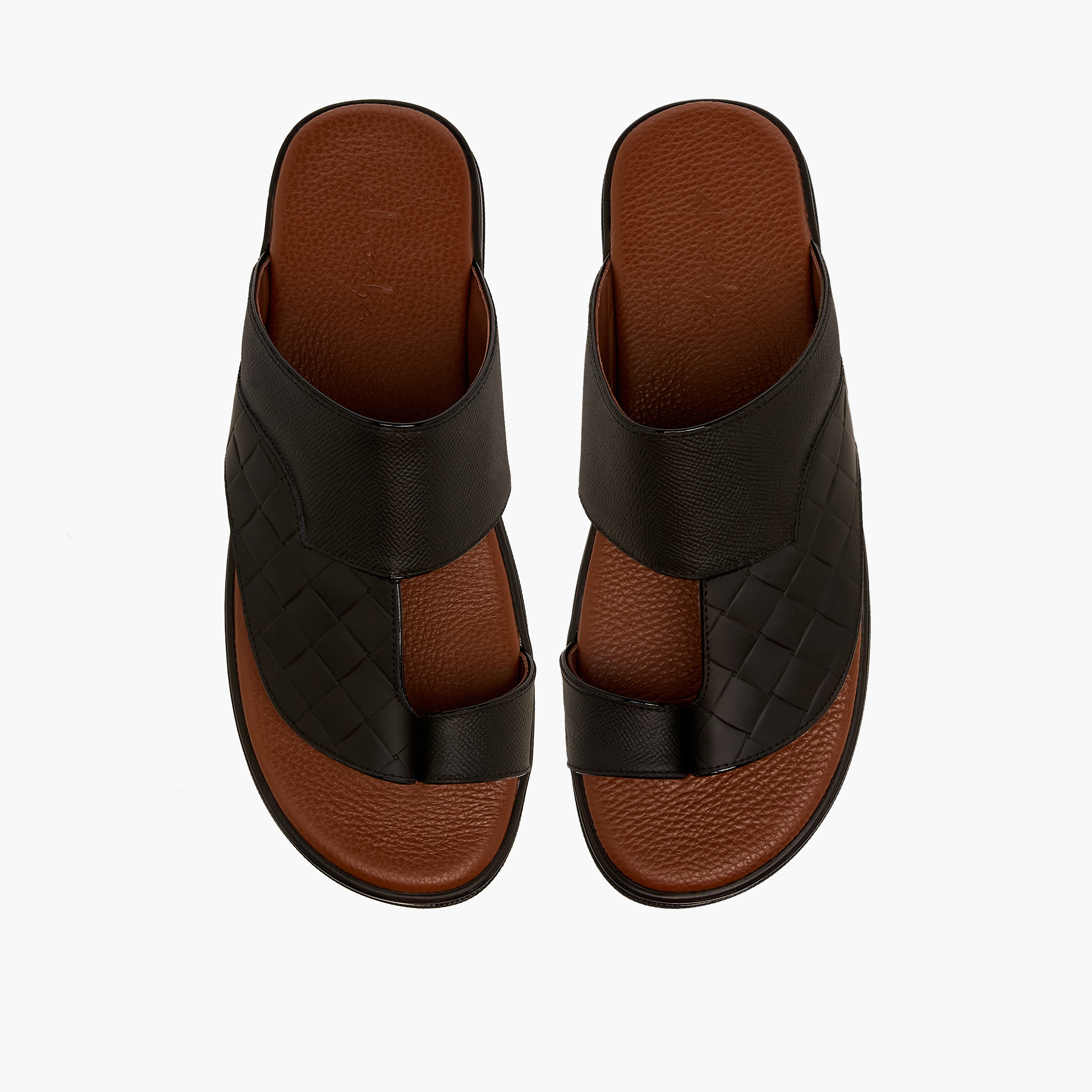 صندل عربي جلد للرجال من الواحة-men-shoes-sandals-image-1