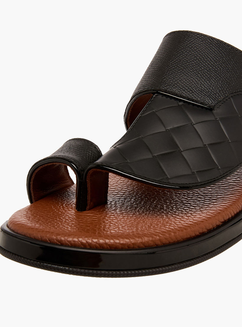 صندل عربي جلد للرجال من الواحة-men-shoes-sandals-image-4