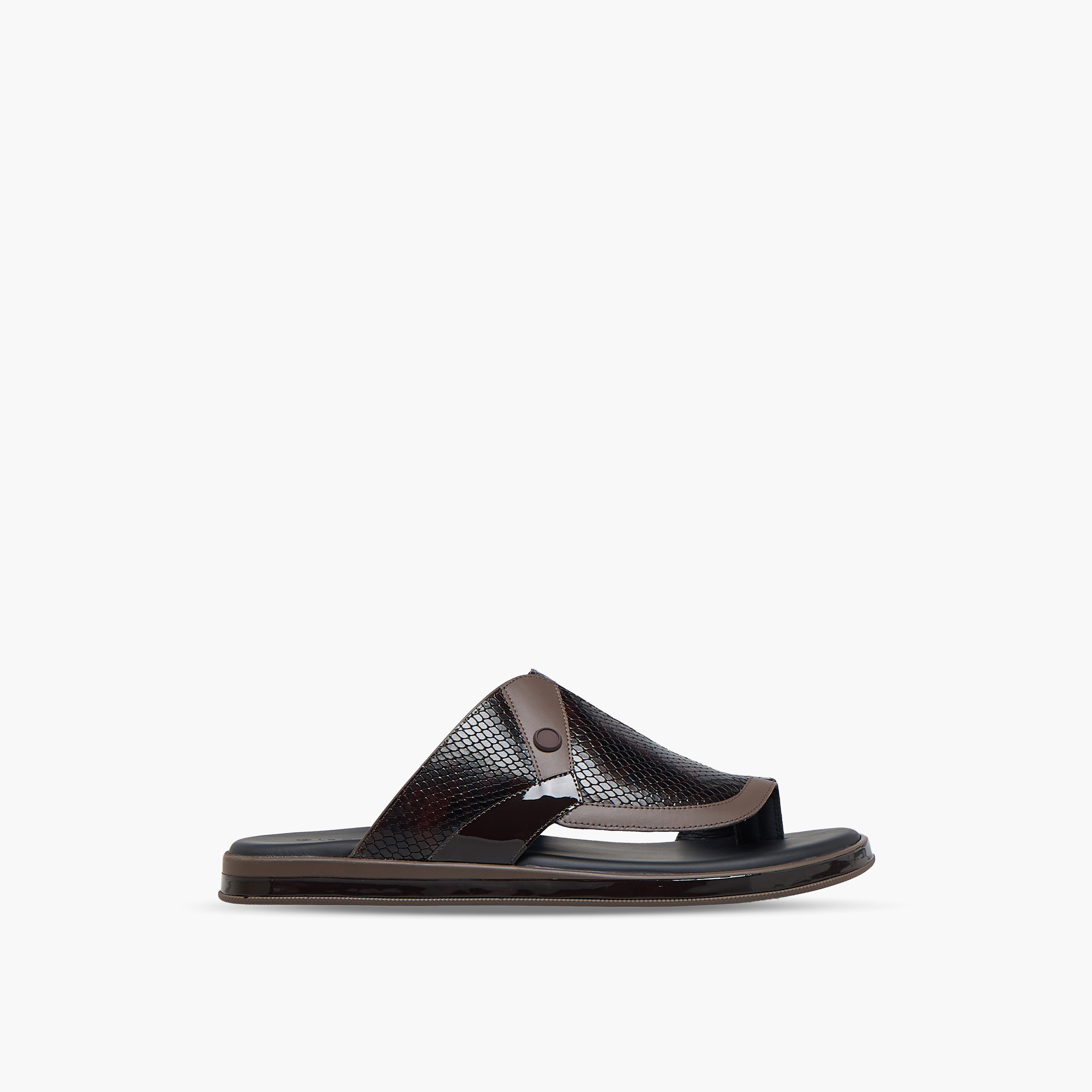 Le Confort Men Slip-On Leather Arabic Sandals-men-shoes-sandals-image-3