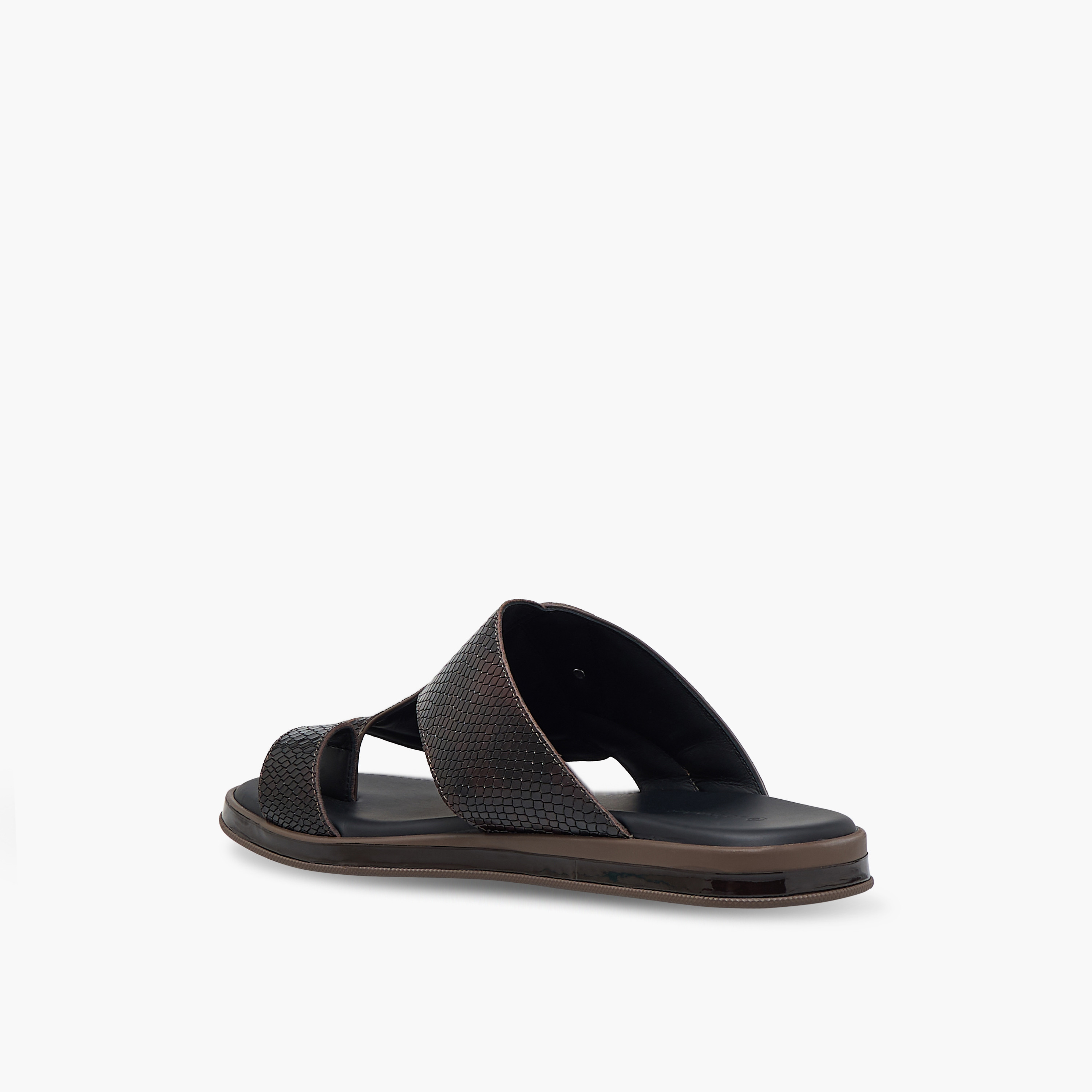 Le Confort Men Slip-On Leather Arabic Sandals-men-shoes-sandals-image-5