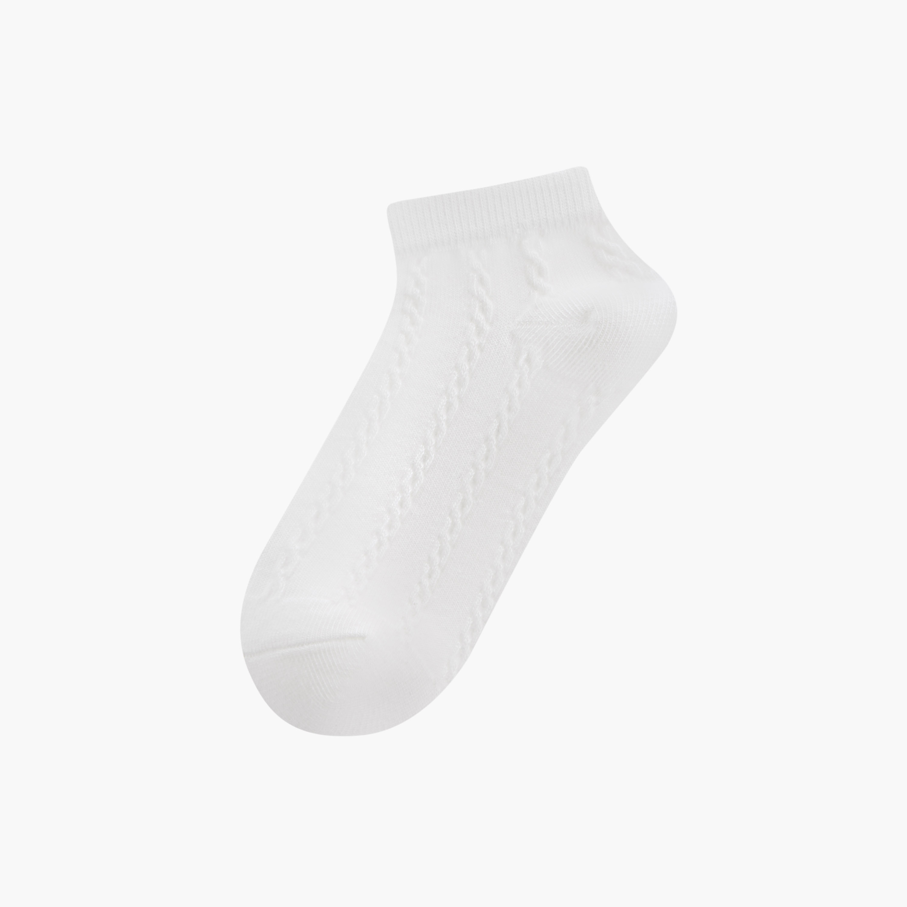 Little Missy Girls  Ankle Length Socks - Set of 5-girls-accessories-socks-image-2