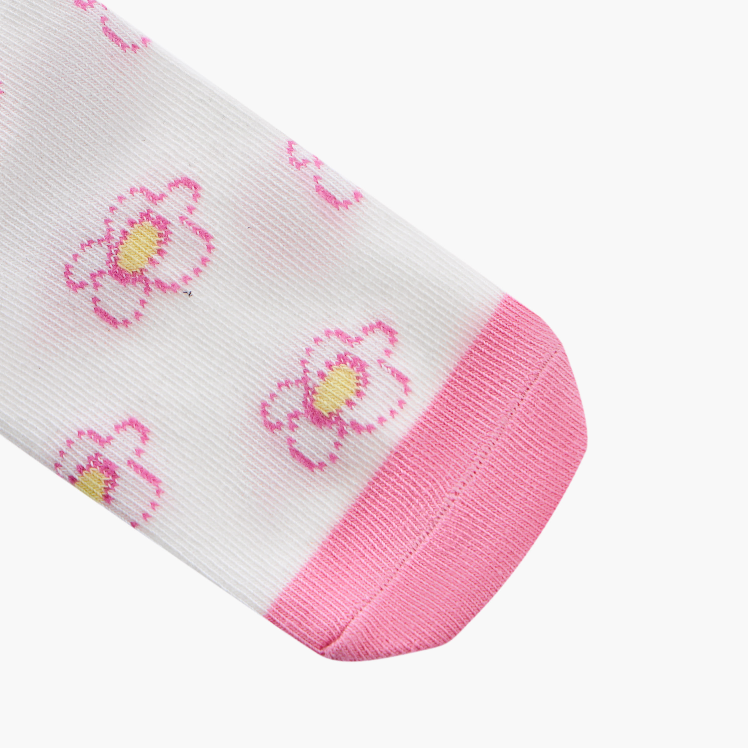 Little Missy Girls  Ankle Length Socks - Set of 5-girls-accessories-socks-image-3