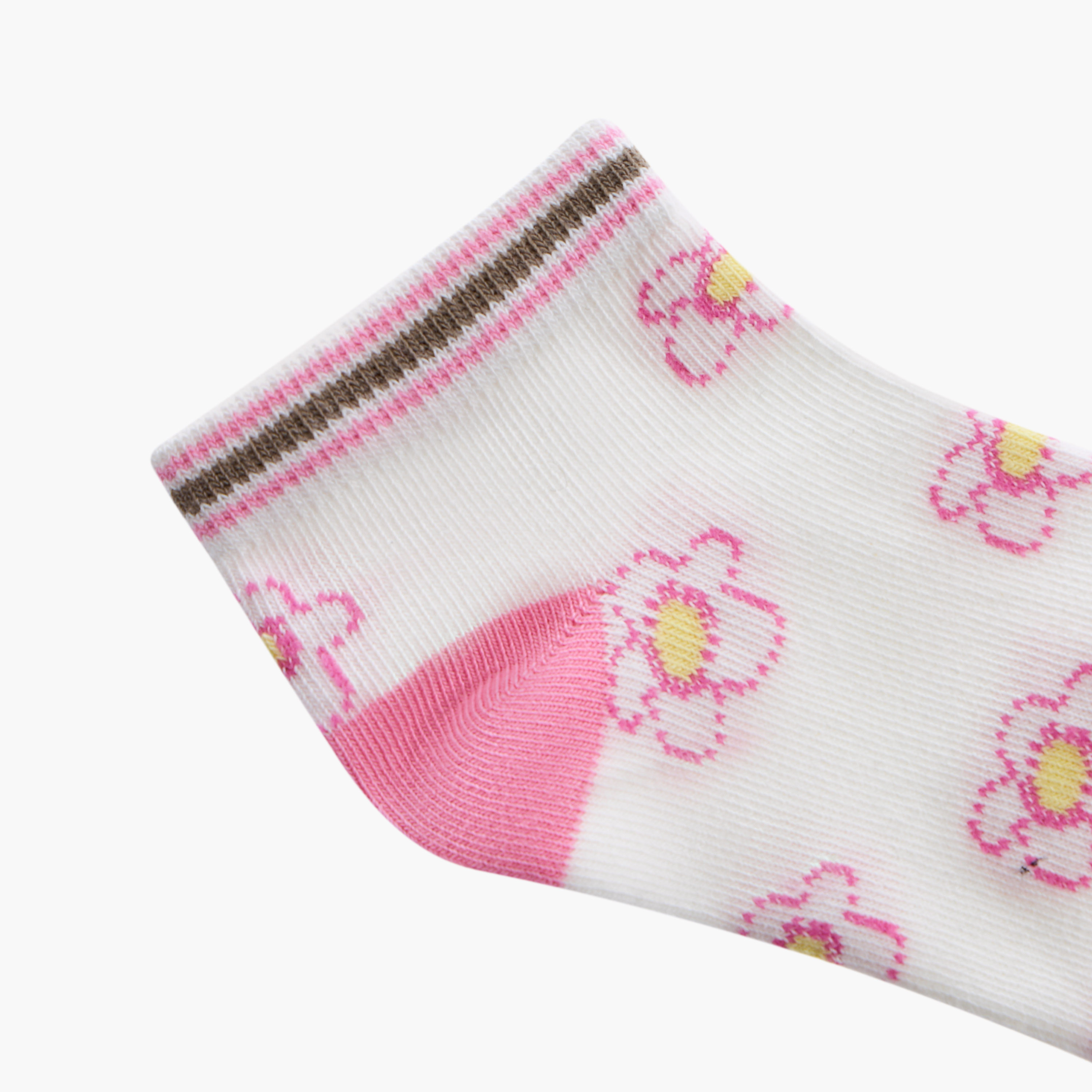Little Missy Girls  Ankle Length Socks - Set of 5-girls-accessories-socks-image-5