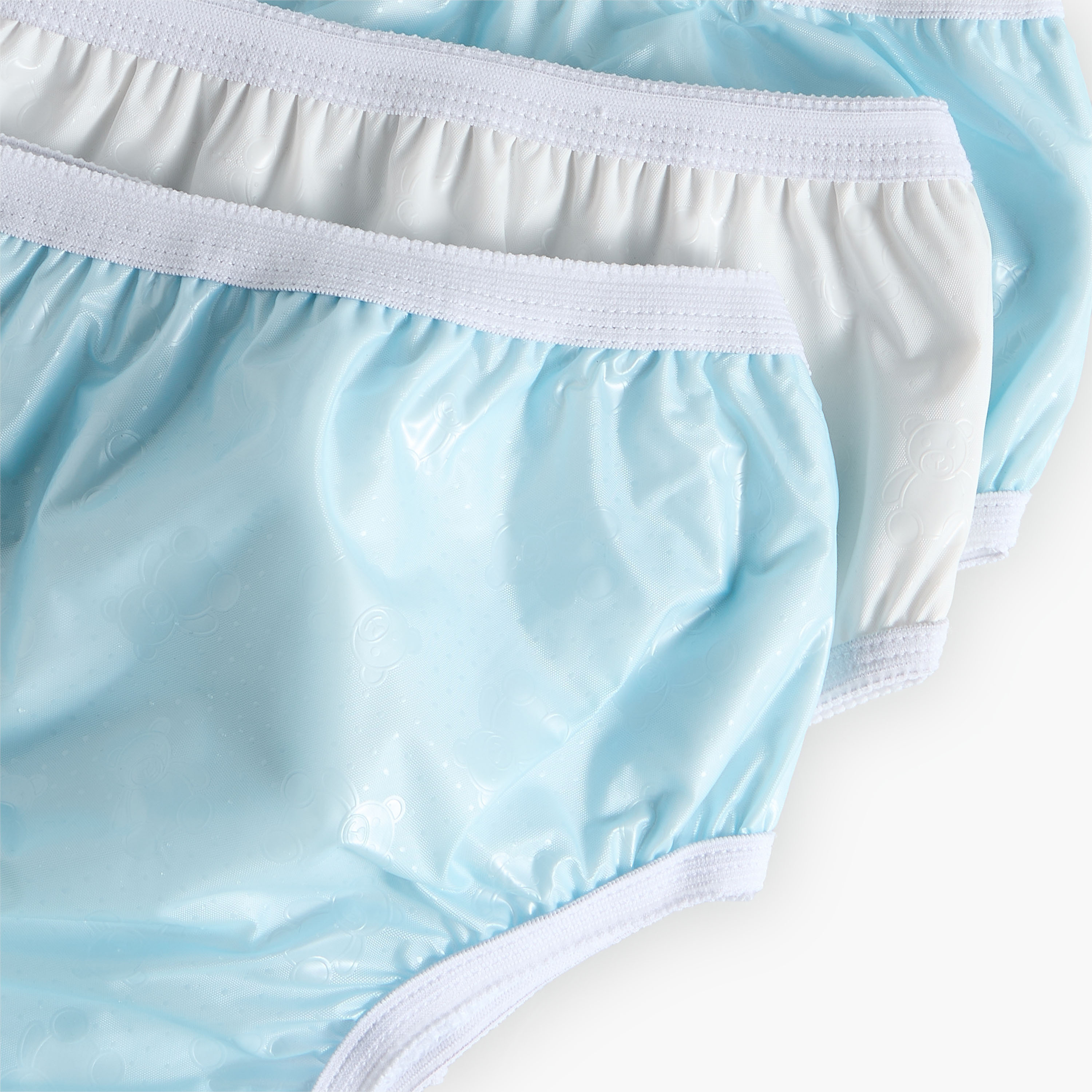 Pack of 3 Juniors Cotton Briefs with Solid Design-baby-girls-clothing-innerwear-image-4
