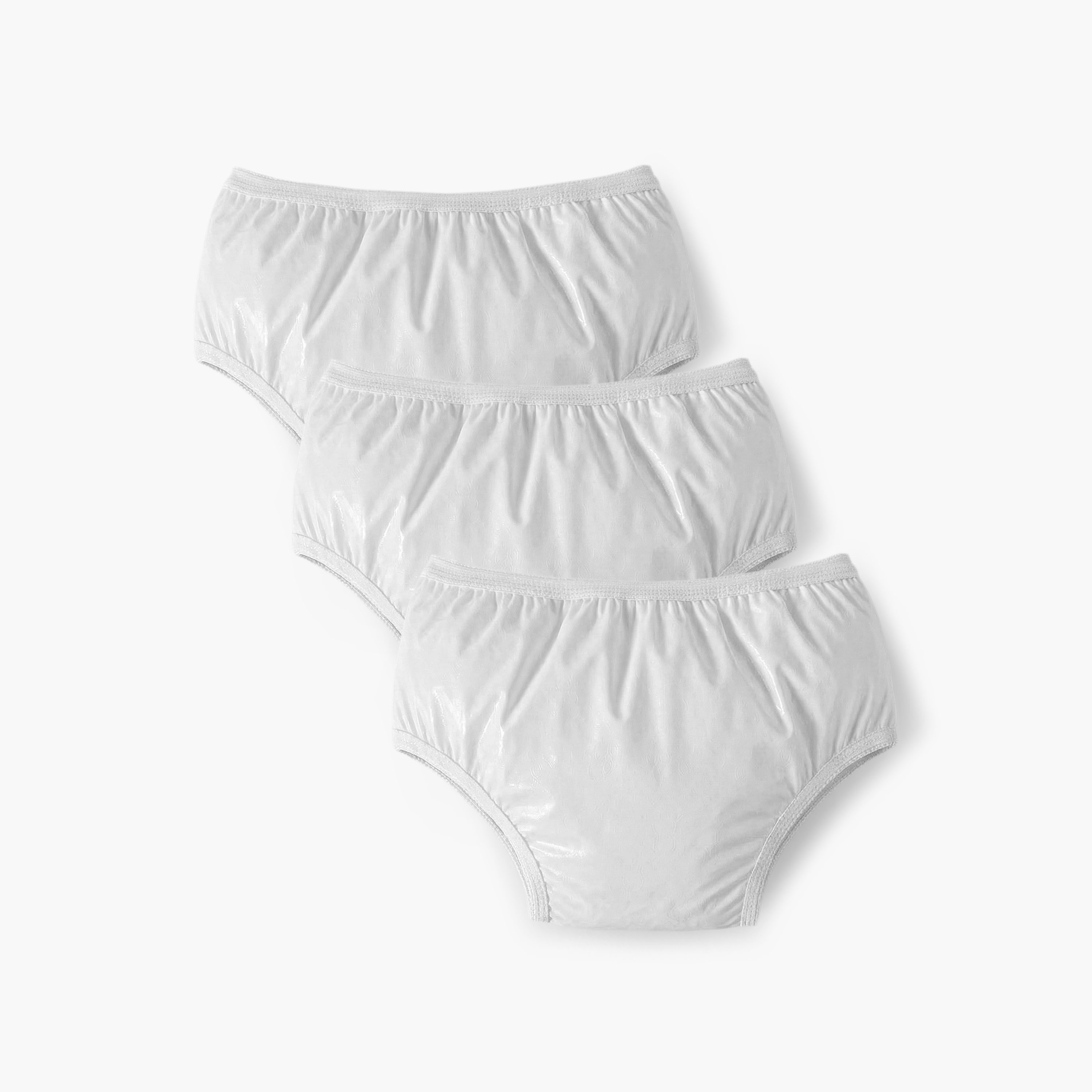 Pack of 3 Juniors Training Briefs with Solid Design-baby-girls-clothing-innerwear-image-1